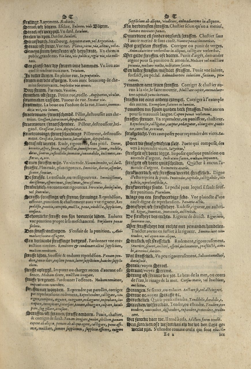 1573 - Christophe Plantin - Trésor du langage bas-allemand - Greifswald