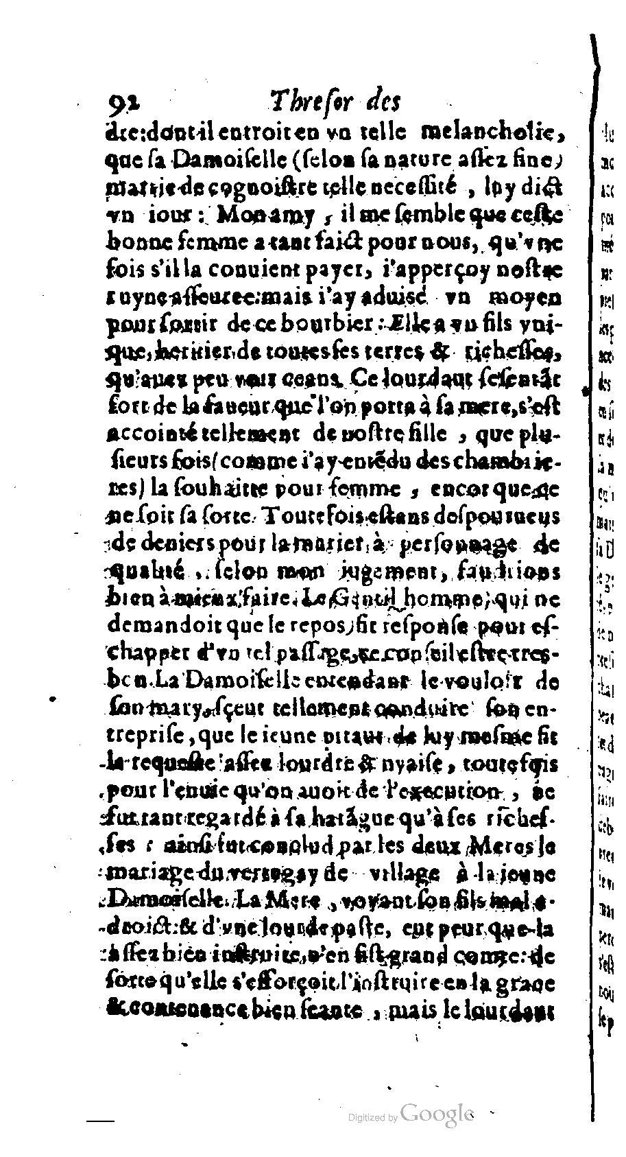 1611 - Romain de Beauvais - Trésor des récréations - BM Lyon