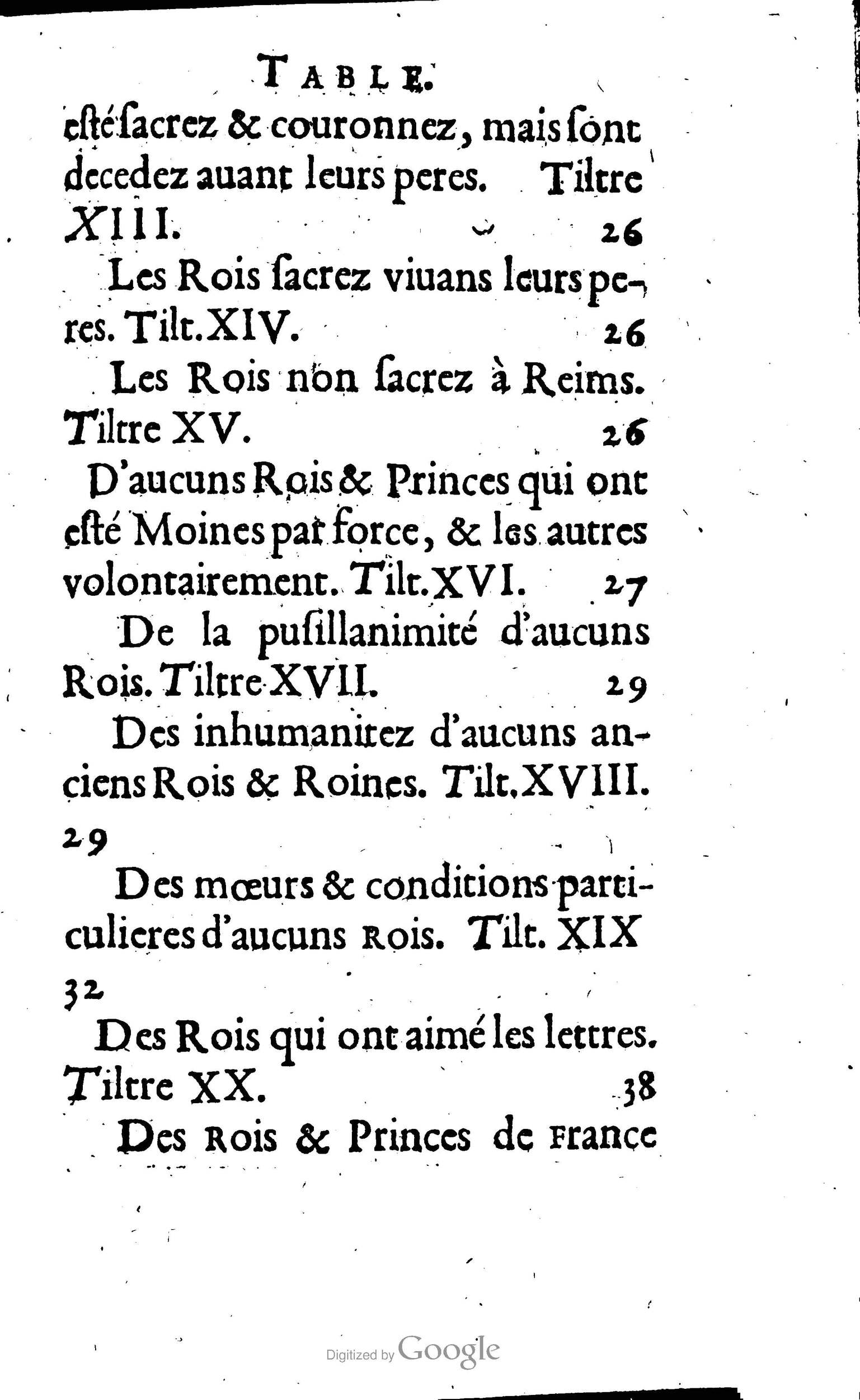 1638 - Jean Corrozet - Trésor des histoires de France - BM Lyon