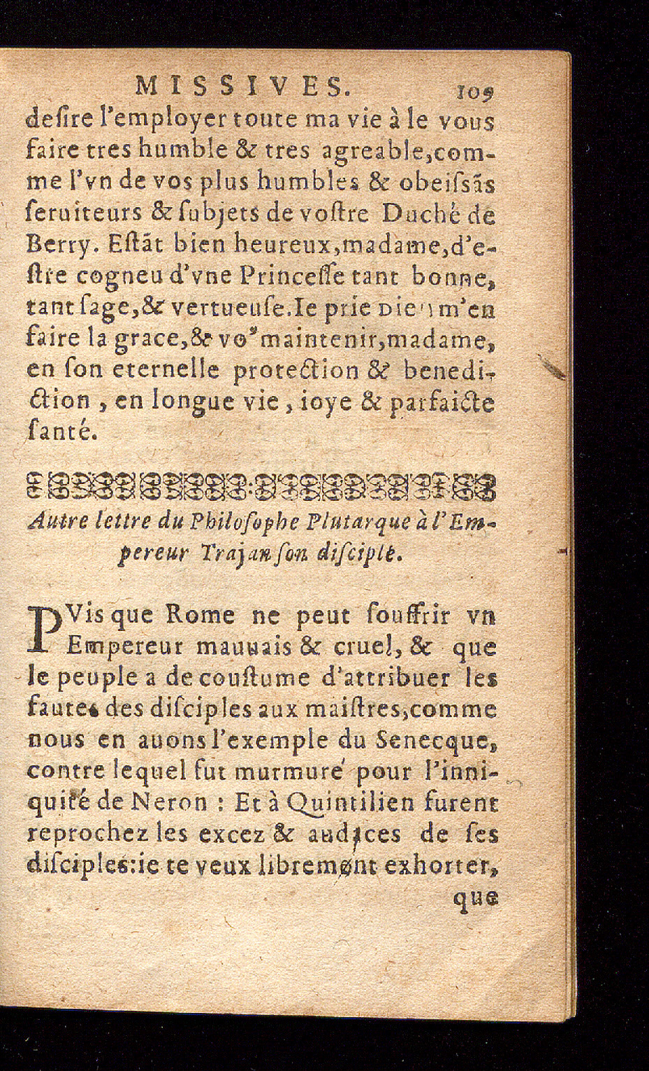 1614 - Barthélemy Vincent - Élite et Trésor des lettres missives - Bâle
