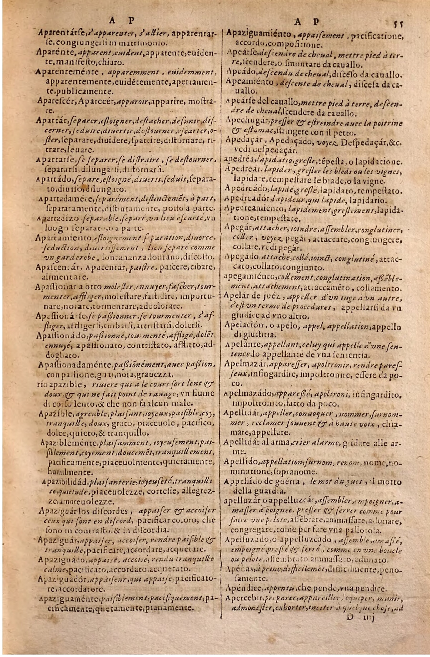1627 - Jacques Crespin - Trésor des trois langues - Regensburg