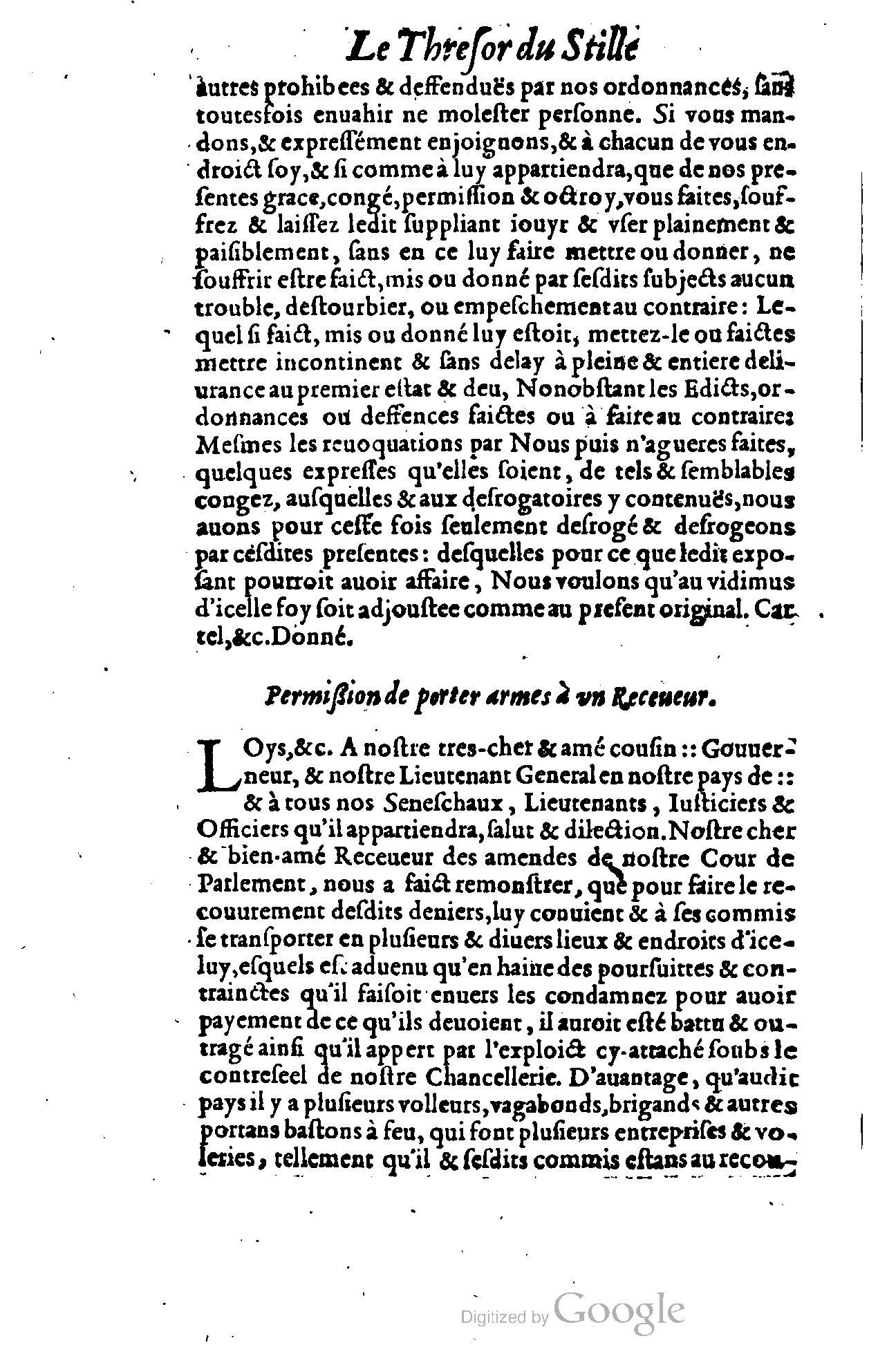 1614 - Jean Richer - Trésor du nouveau style et protocole de la chancellerie de France - BSB Munich