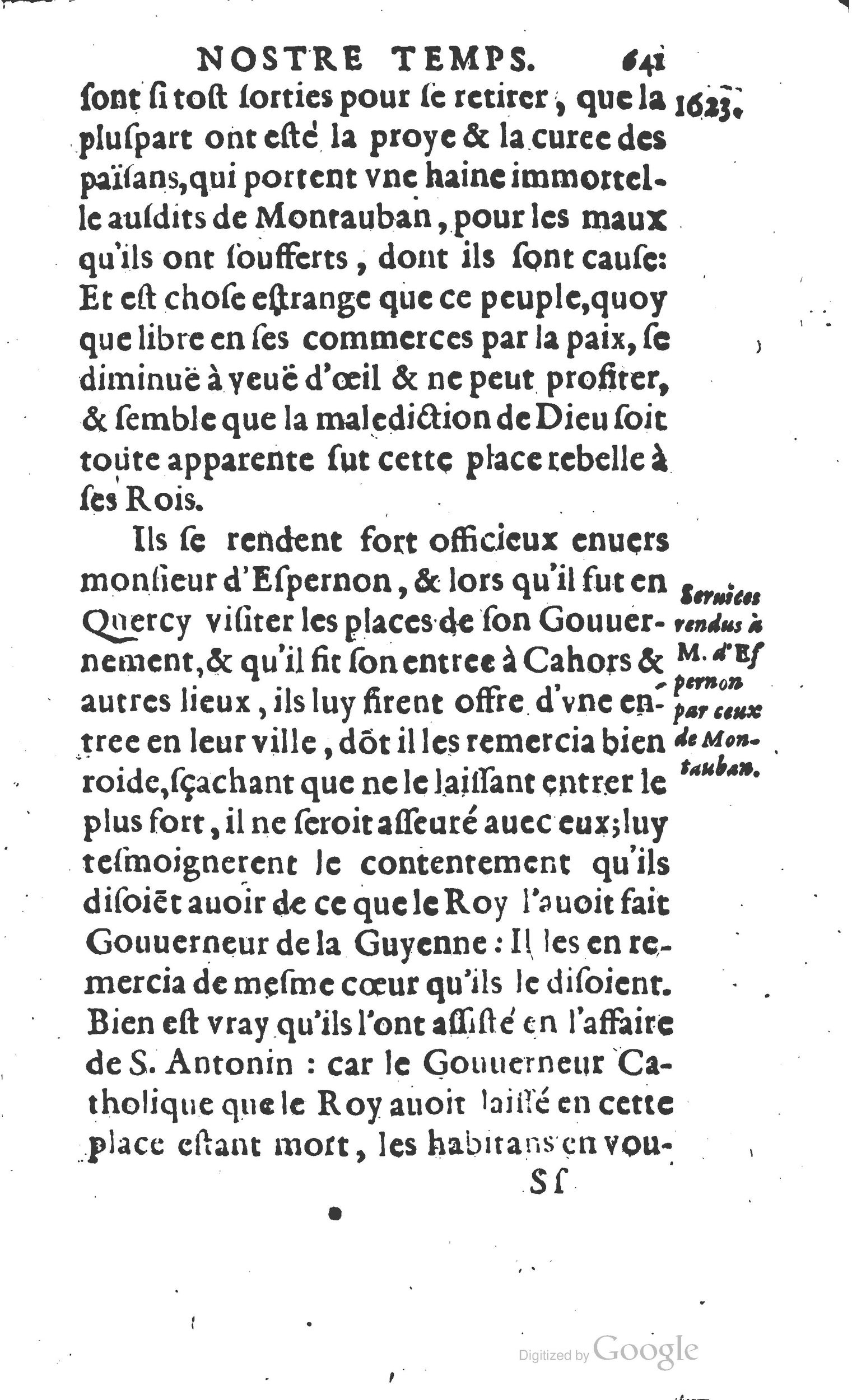 1624 - Joseph Bouillerot - Trésor de l’histoire générale de notre temps - BM Lyon 1624 - Joseph Bouillerot - Trésor de l’histoire générale de notre temps - BM Lyon