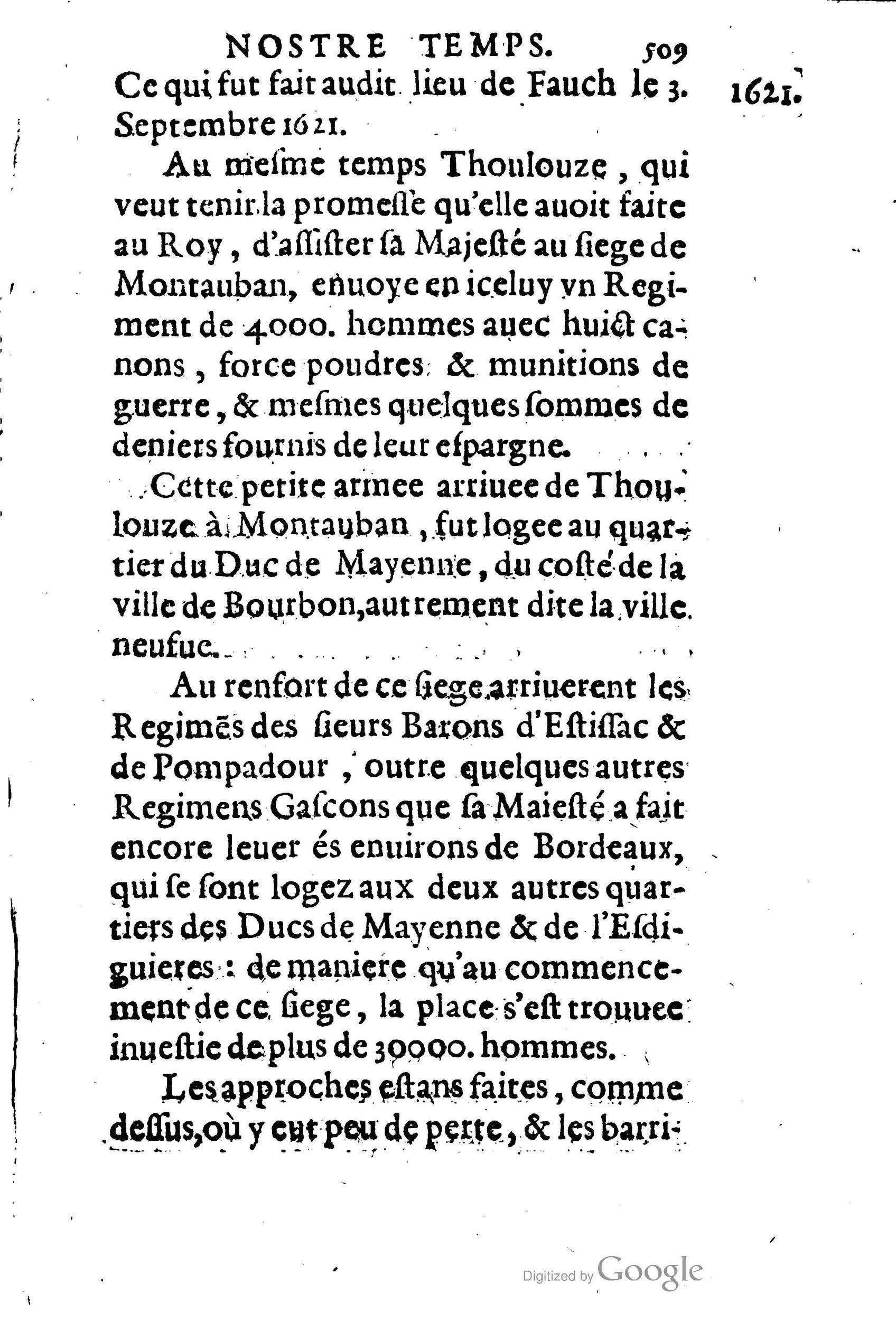 1623 - Joseph Bouillerot - Trésor de l’histoire générale de notre temps - BM Lyon