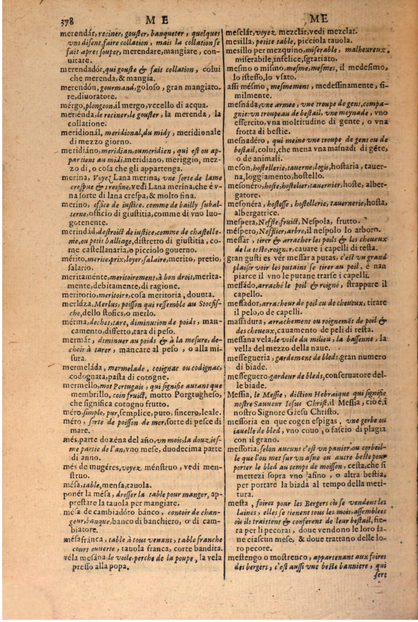 1606 - Samuel Crespin - Thresor des trois langues, francoise, italiene et espagnolle - BSB Munich 1606 - Samuel Crespin - Thresor des trois langues, francoise, italiene et espagnolle - BSB Munich