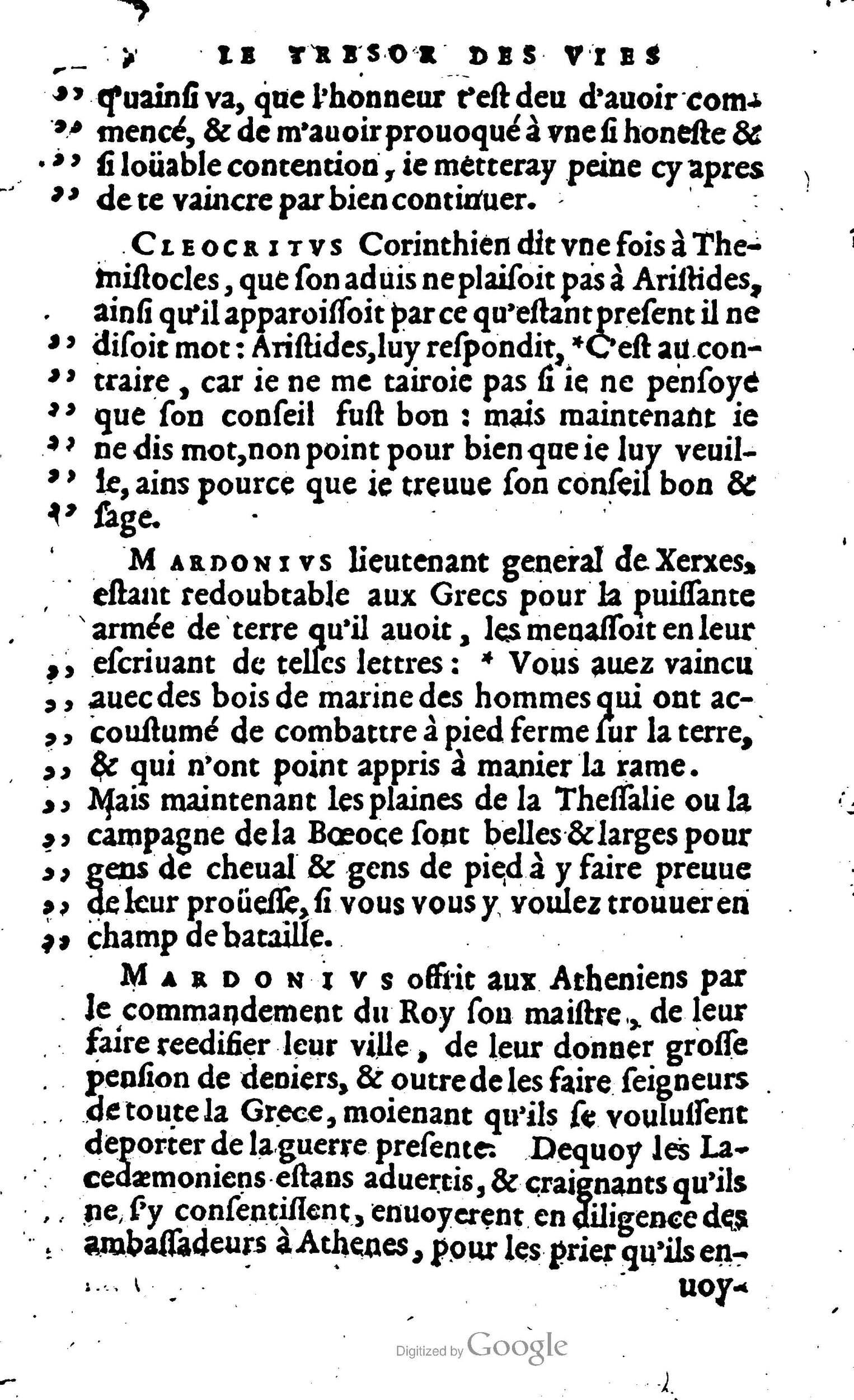 1568 - Willem Silvius - Trésor des vies de Plutarque - Anvers Plantin-Moretus