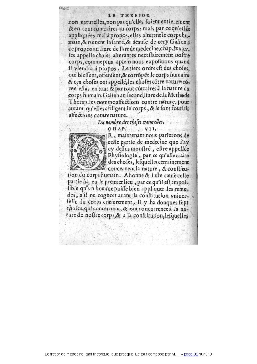 1560 - Pierre et Jan Moine - Trésor de médecine - Université Paris Cité