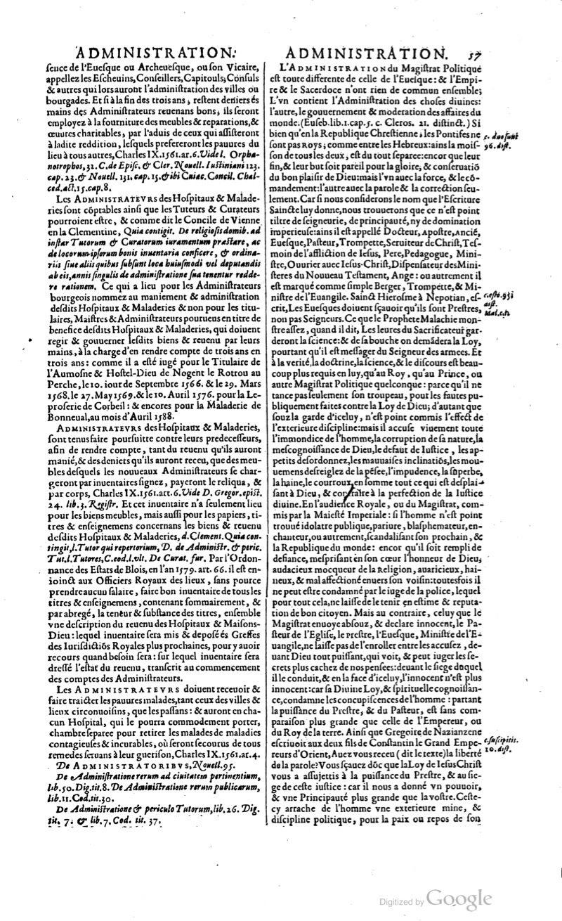1629 - Veuve Nicolas Buon - Trésor du droit français (21754 T. 1) - BM Lyon
