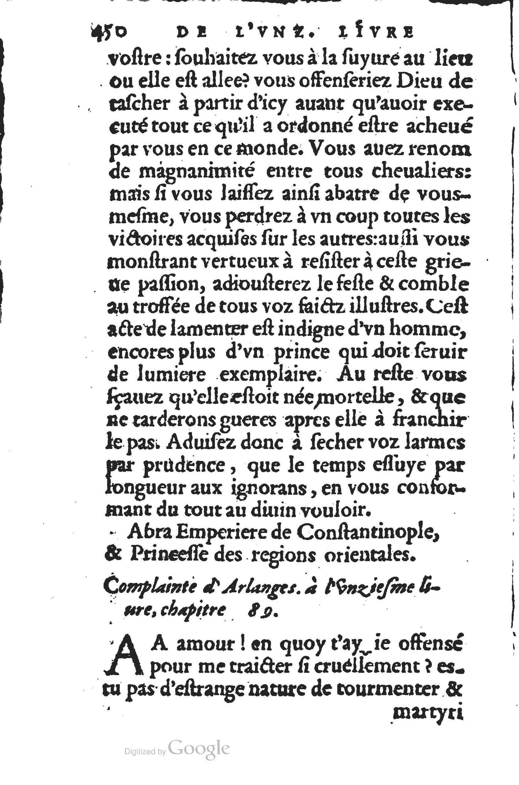 1560 - Jean d’Ogerolles et Gabriel Cotier Lyon - Trésor des Amadis - BSB Munich