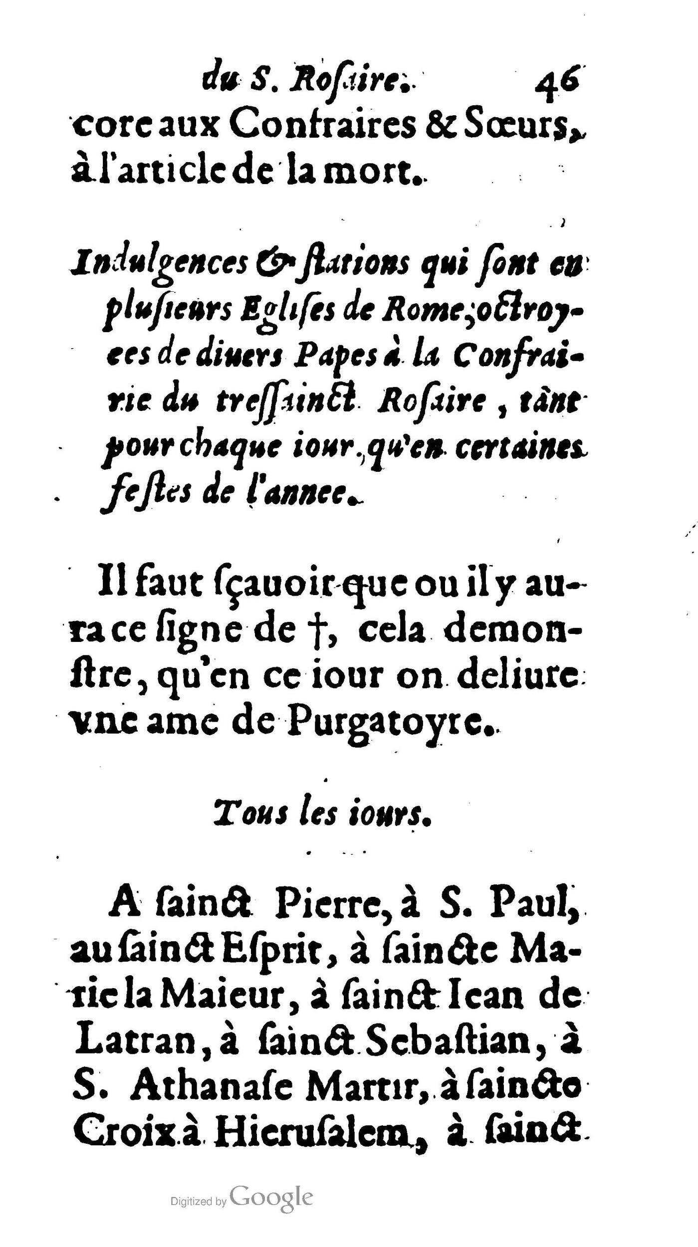 1604 - Jean Le Bouc - Trésor des indulgences du Saint Rosaire - BM Lyon 1604 - Jean Le Bouc - Trésor des indulgences du Saint Rosaire - BM Lyon