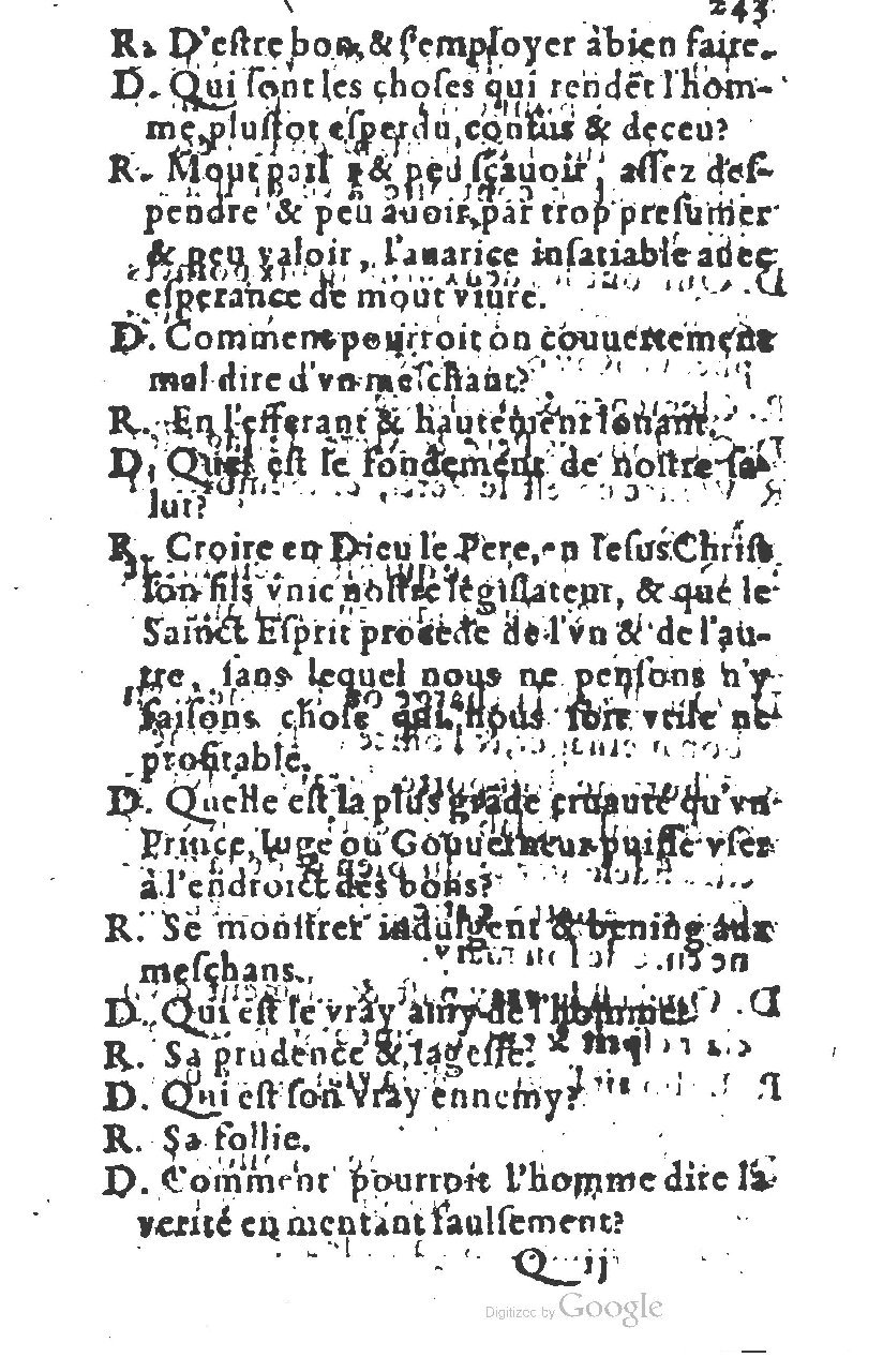 1581 - Nicolas Bonfons  - Trésor des sentences dorées - Princeton