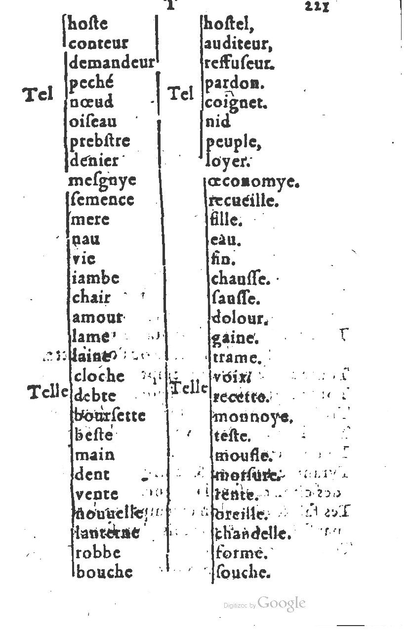 1581 - Nicolas Bonfons  - Trésor des sentences dorées - Princeton