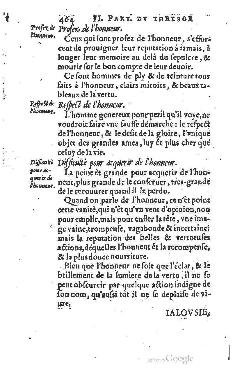 1610 - Louis Coste - Trésor de l’éloquence française (Seconde partie) - BM Lyon