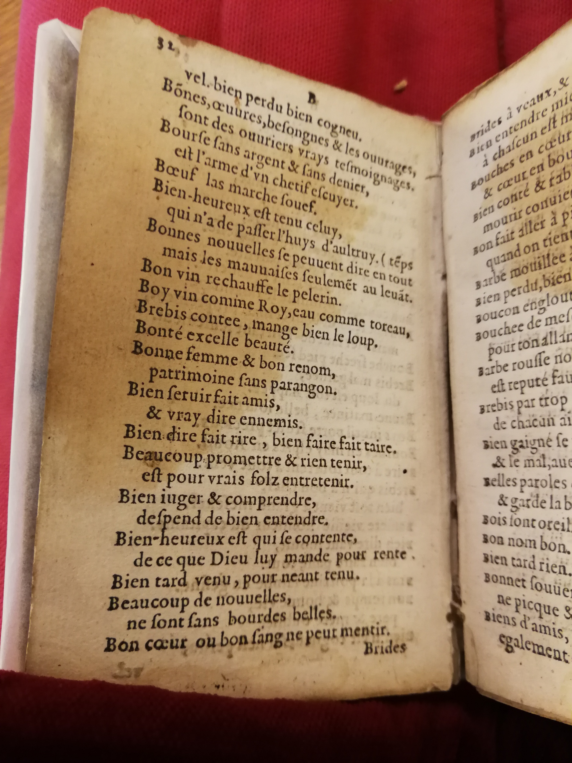 1577 - Jean d’Ogerolles - Trésor de sentences dorées - Bibliothèque Sainte-Geneviève