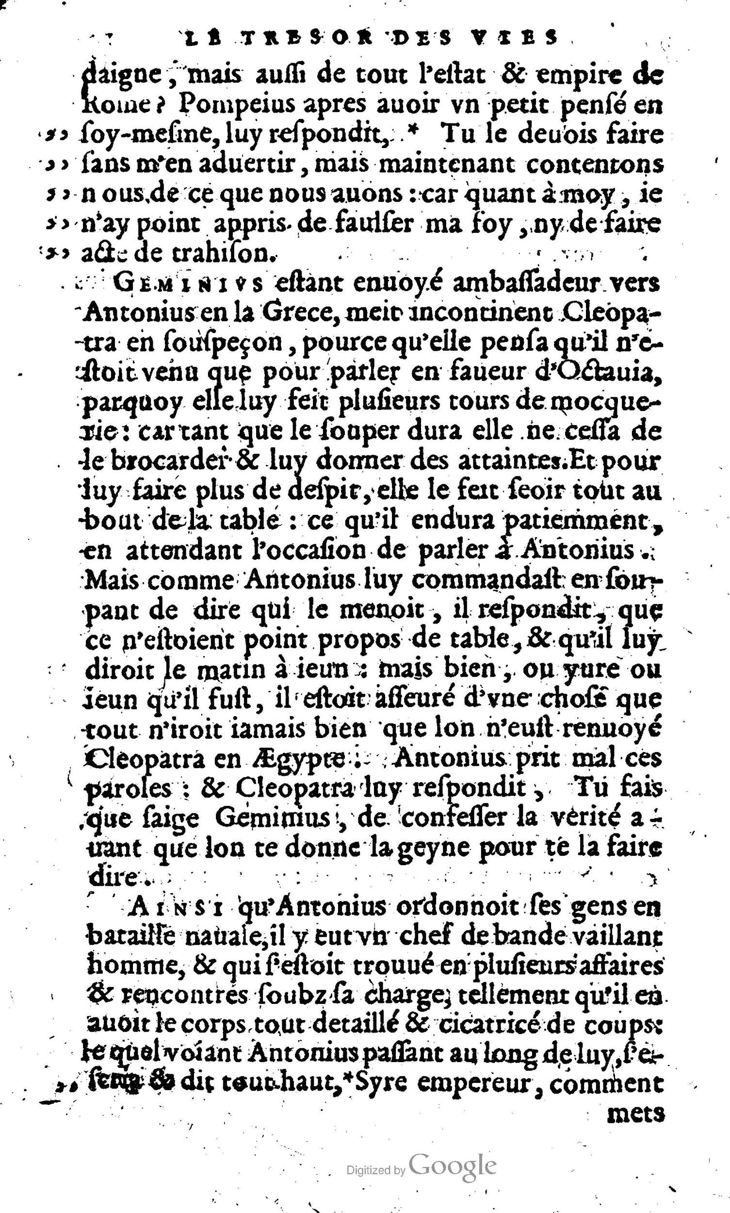 1568 - Willem Silvius - Trésor des vies de Plutarque - Anvers Plantin-Moretus 1568 - Willem Silvius - Trésor des vies de Plutarque - Anvers Plantin-Moretus