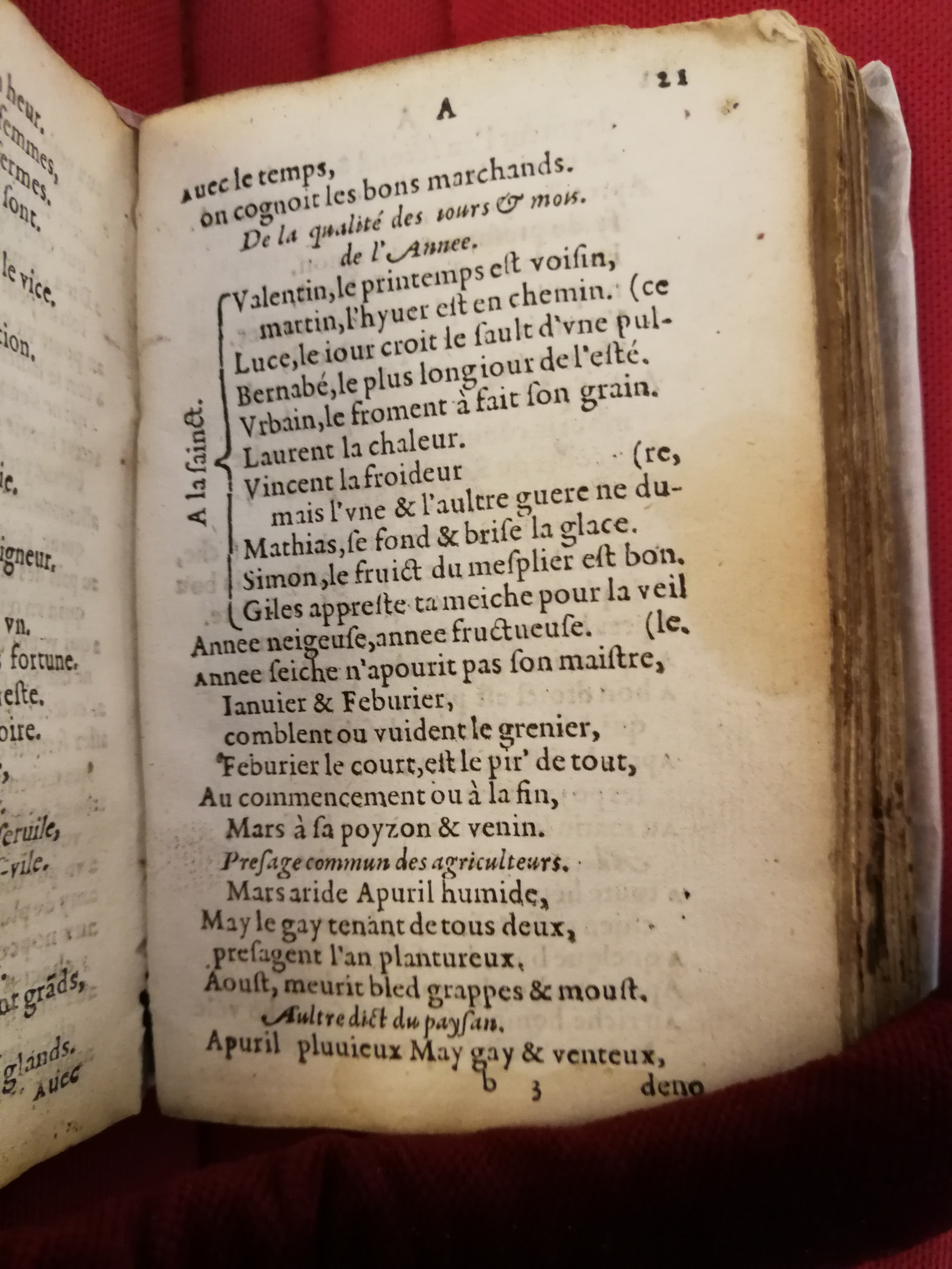 1577 - Jean d’Ogerolles - Trésor de sentences dorées - Bibliothèque Sainte-Geneviève