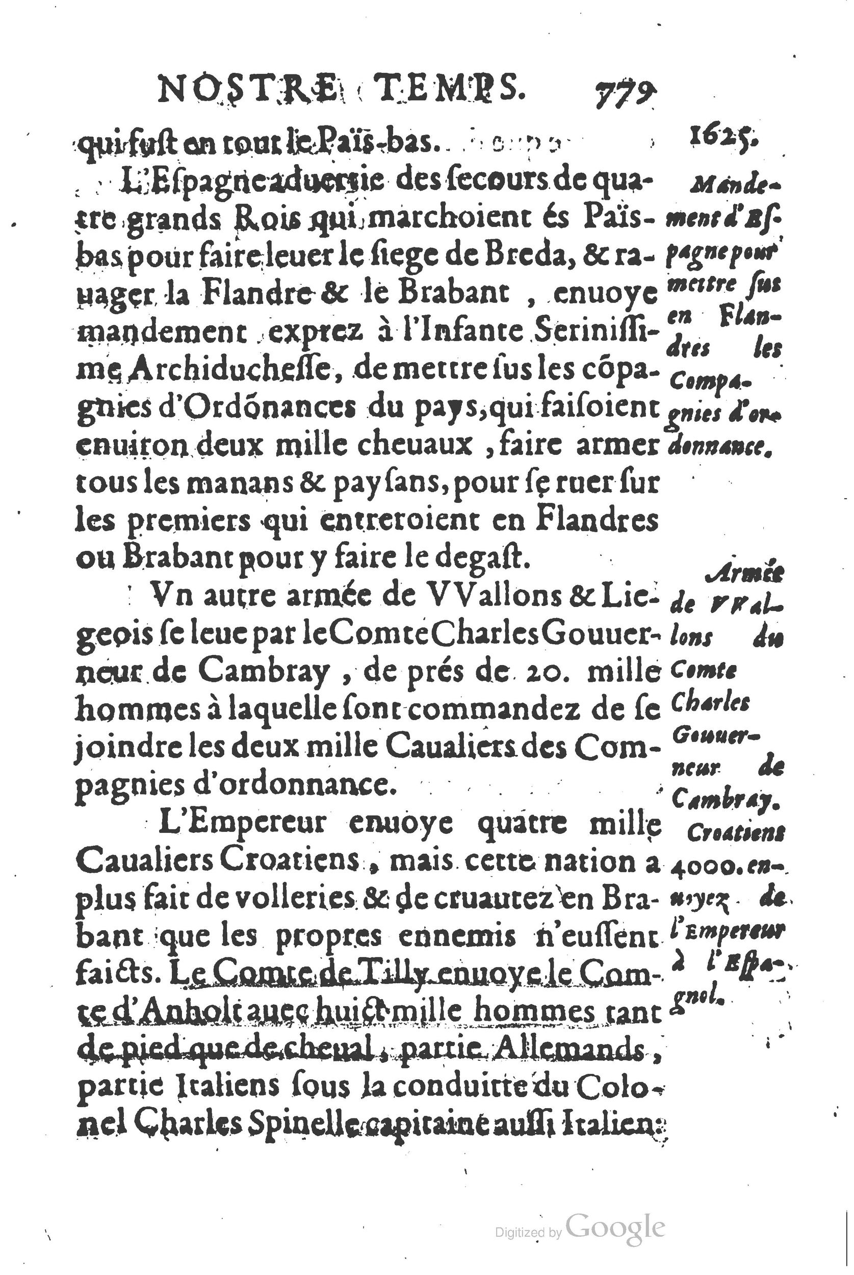 1626 - Joseph Bouillerot - Trésor de l’histoire générale de notre temps - BSB Munich