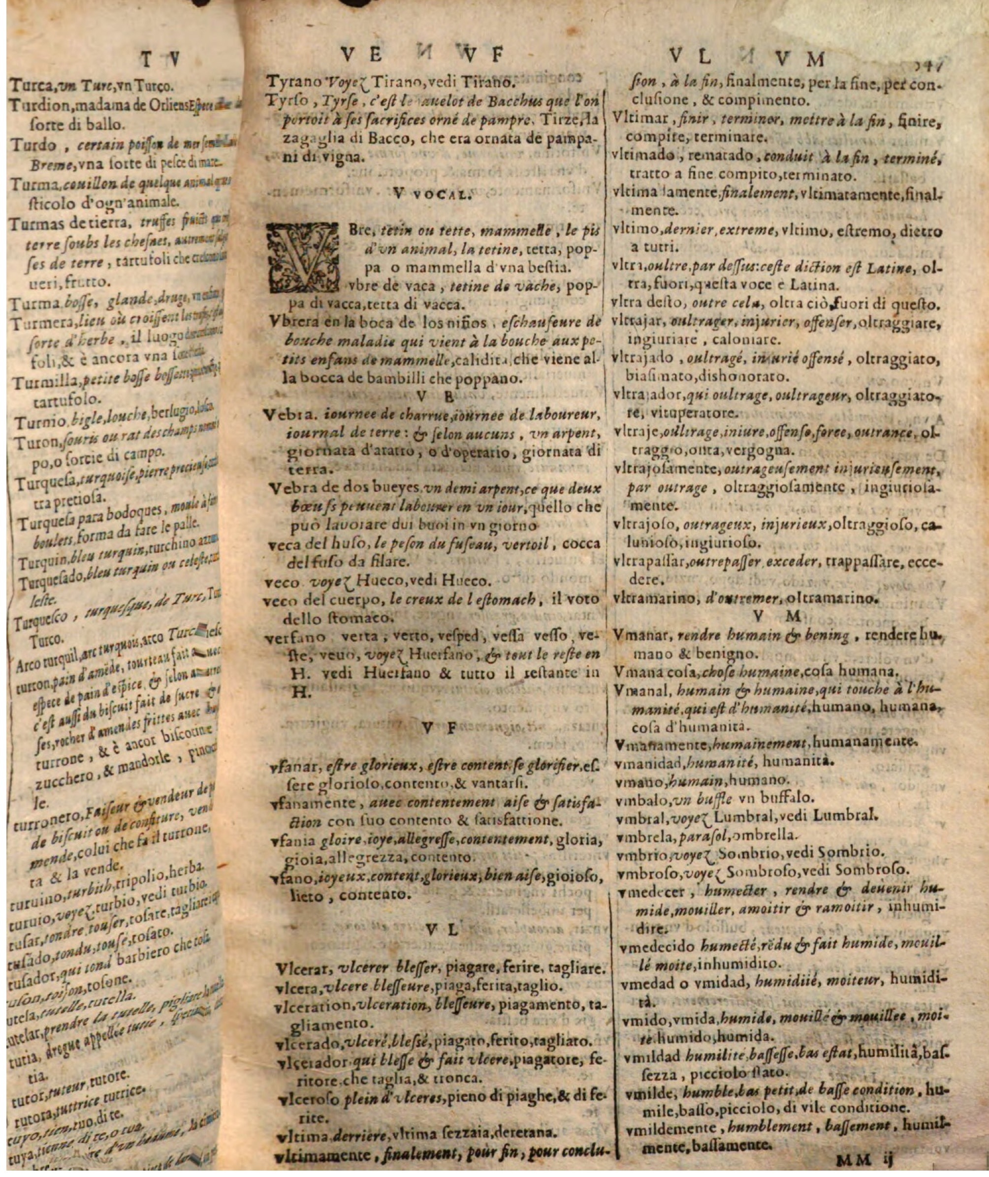 1644 - Jacques Crespin - Trésor des trois langues - Passau 1644 - Jacques Crespin - Trésor des trois langues - Passau