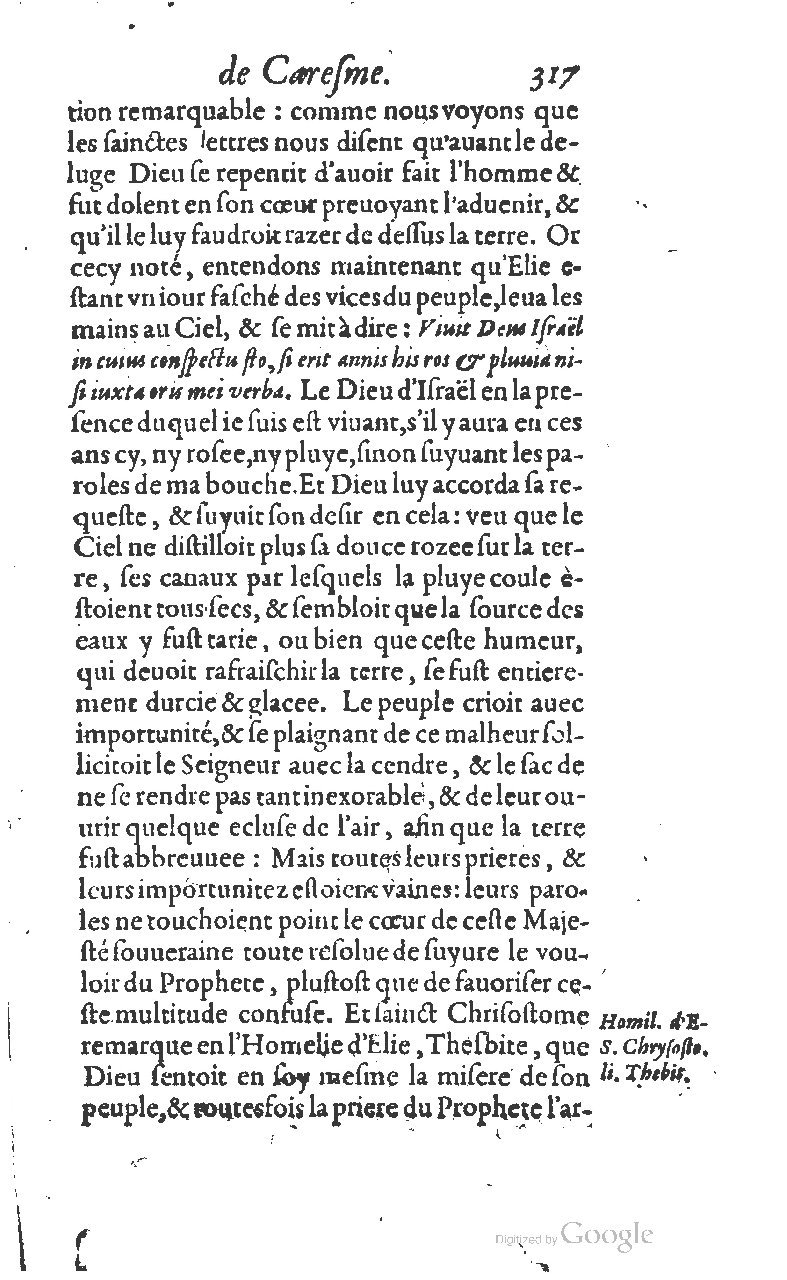 1607 - Nicolas Du Fossé - Trésor quadragésimal - T 01 - BM Lyon