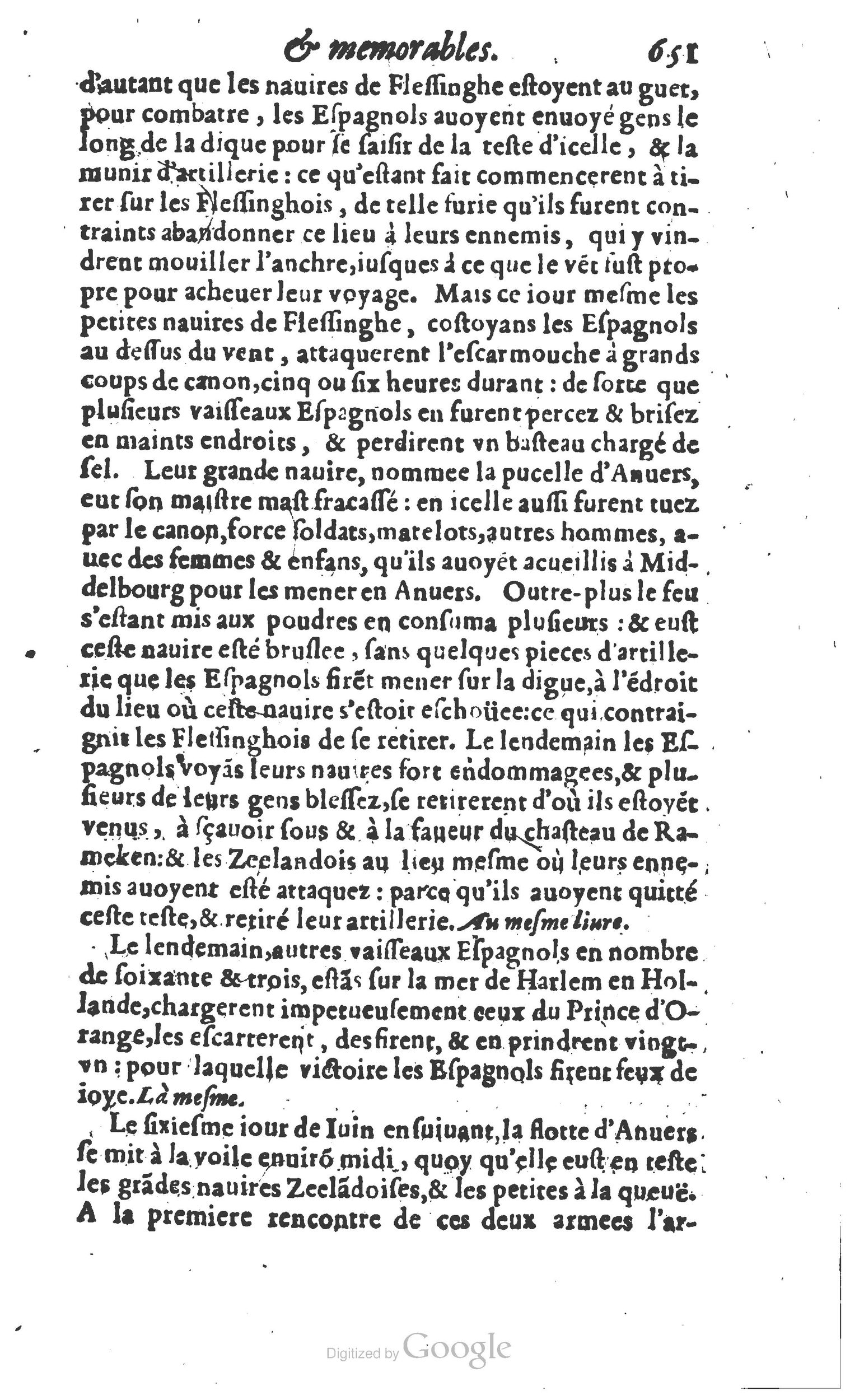 1610 - Paul Marceau - Trésor d’histoires admirables et mémorables - Princeton