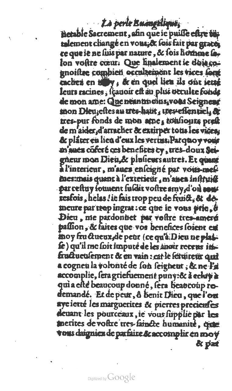 1602 - Veuve G. de la Noüe - Perle évangélique, Trésor incomparable de la sapience divine - UGent
