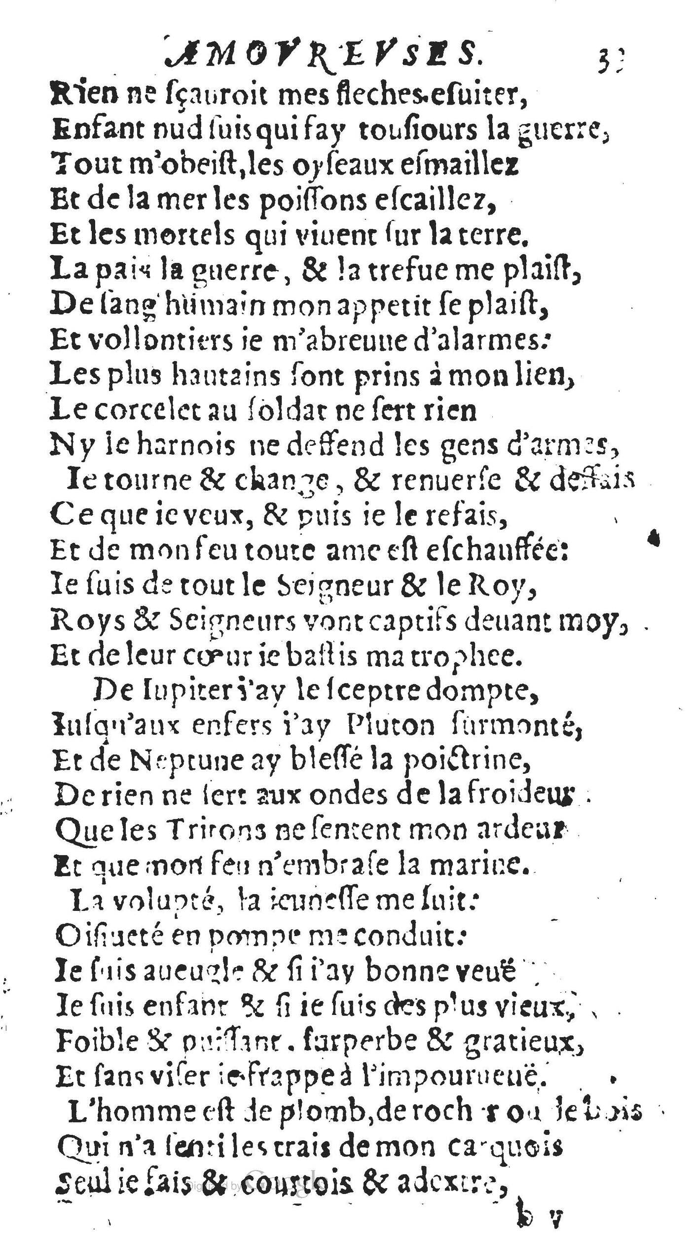 1606 - Théodore Reinsart - Trésor des chansons amoureuses recueillies des plus excellents airs de cour - Livre II - NK ČR Prague