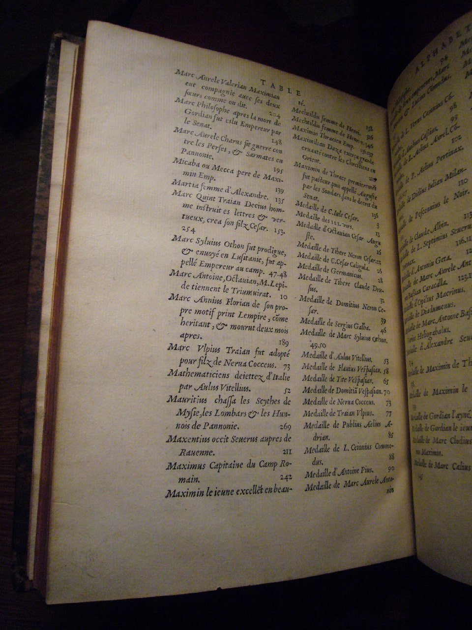 1553 - Jacopo Strada et Thomas Guérin - Épitome du Trésor des antiquités - BnF
