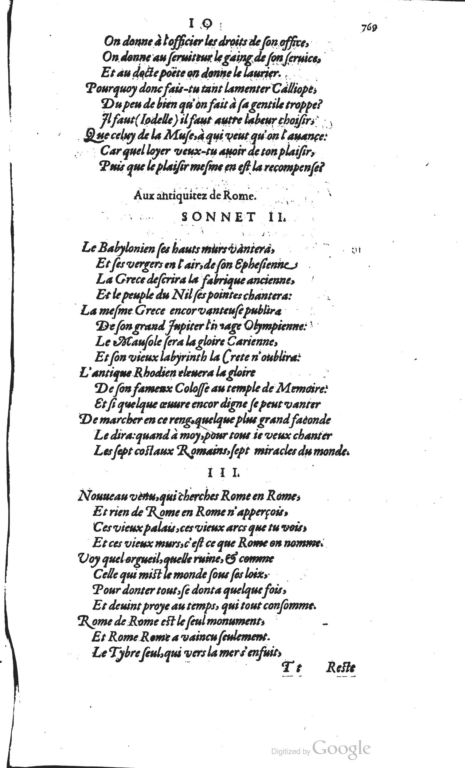 1585 - Barthélemy Honorat - Bibliothèques françaises - BSB Munich