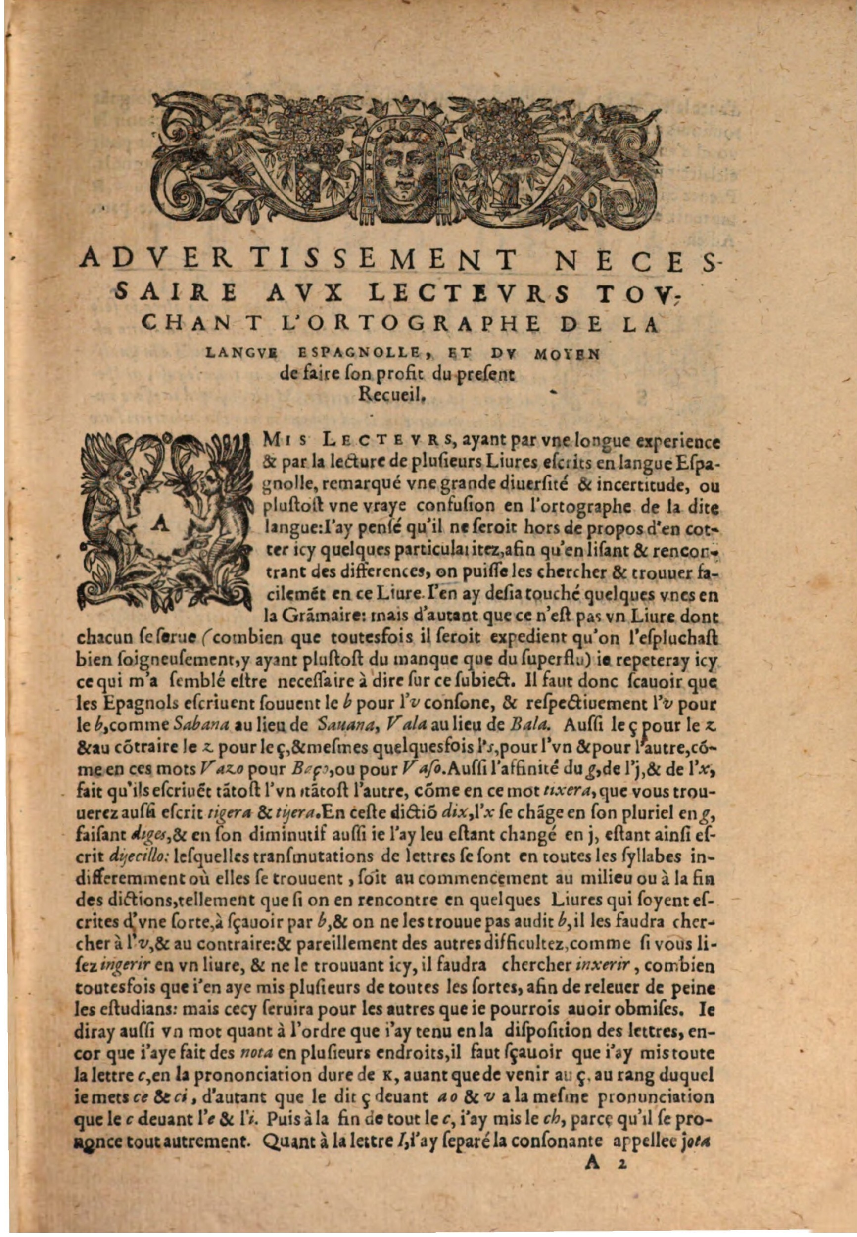 1606 - Samuel Crespin - Thresor des trois langues, francoise, italiene et espagnolle - BSB Munich