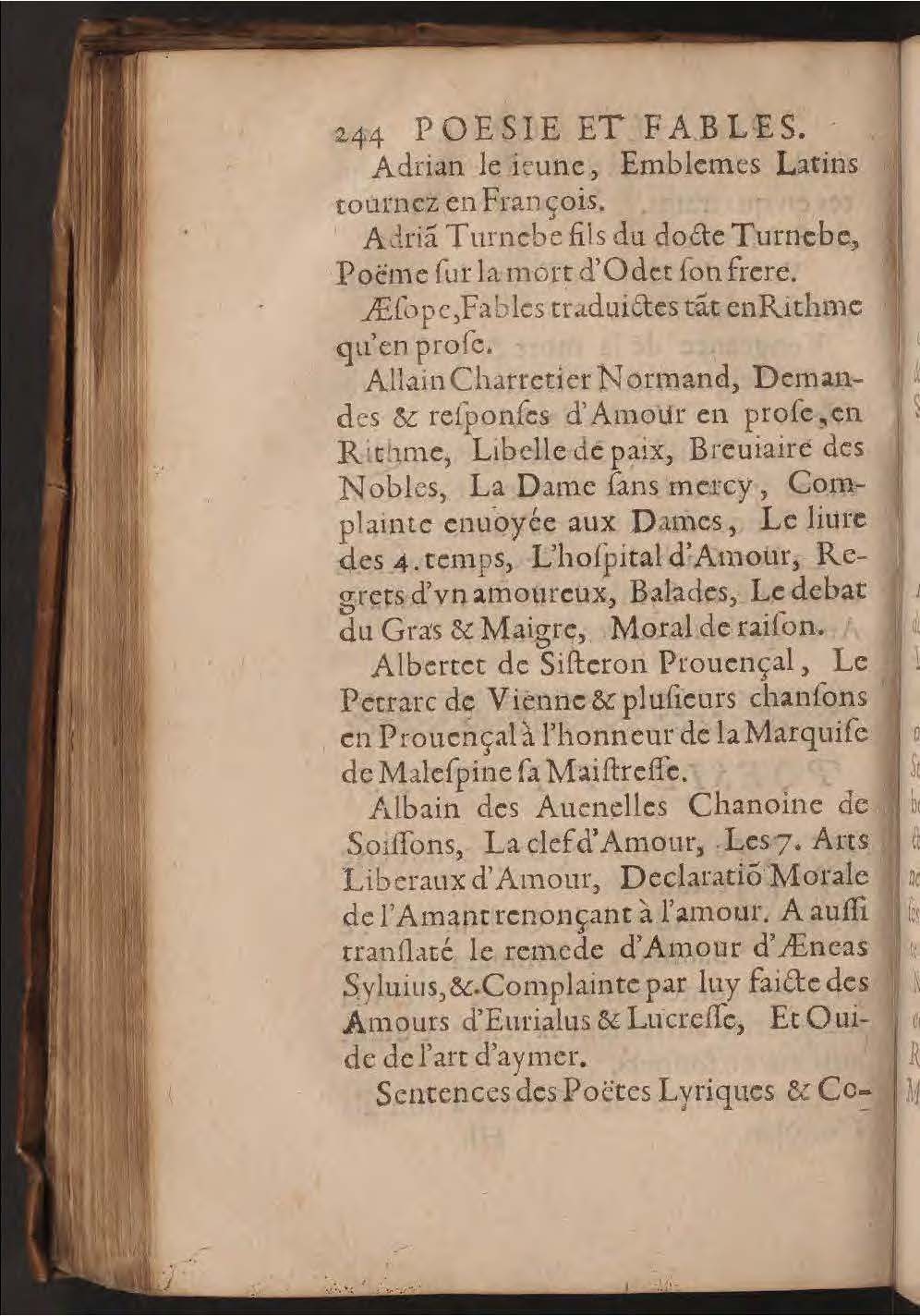 1602 - François Jacquin - Trésor des bons esprits français - BnF Arsenal