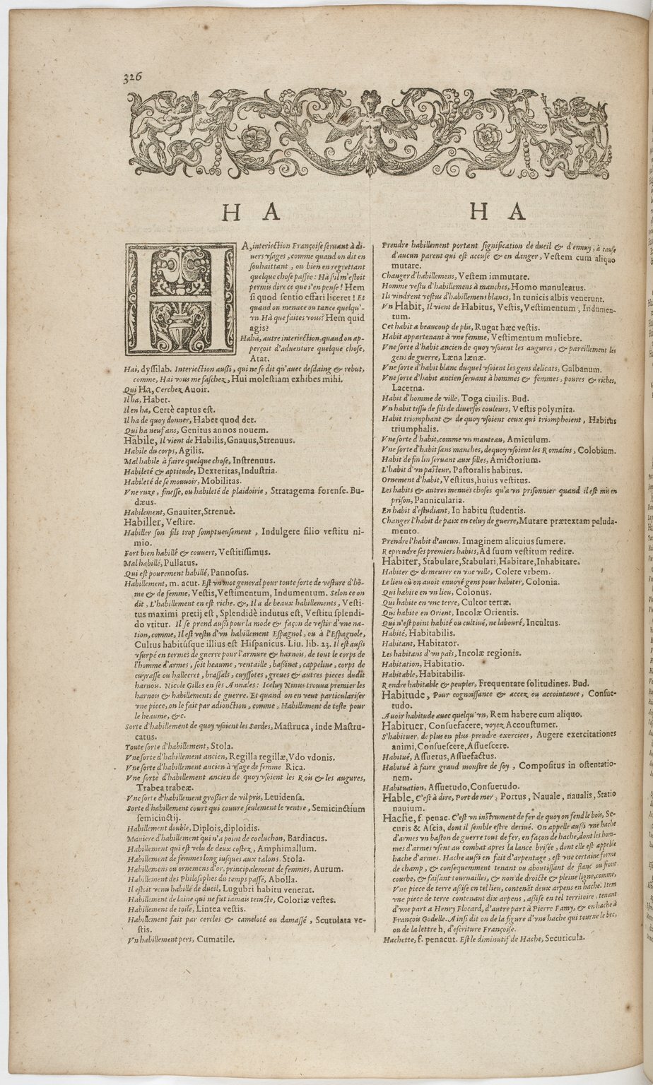 1606 - David Douceur - Trésor de la langue française - BnF