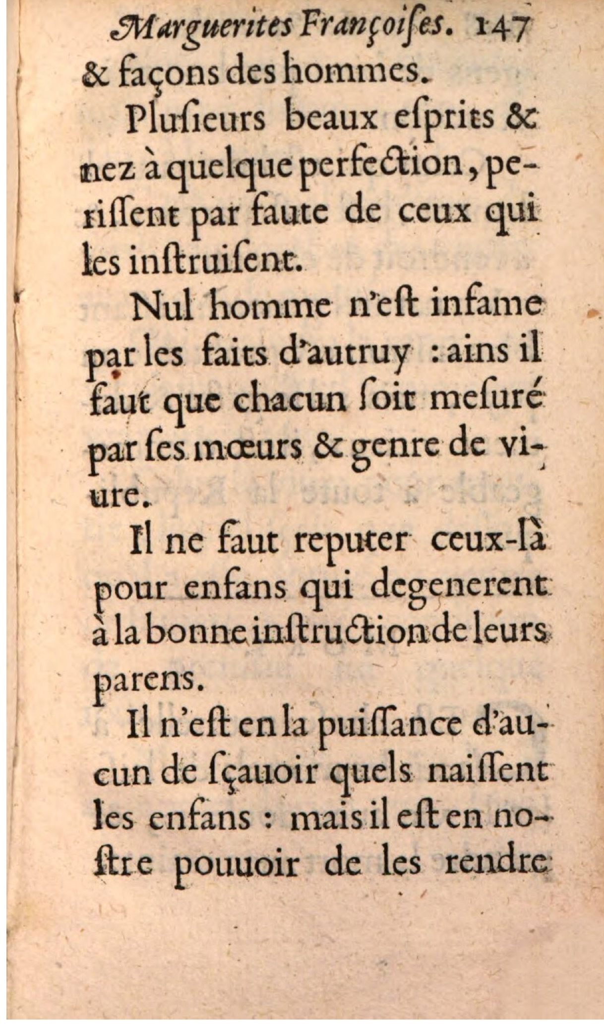 1611 - Théodore Reinsart - La Suitte des marguerites françoises, ou second thresor du bien dire - BSB Munich