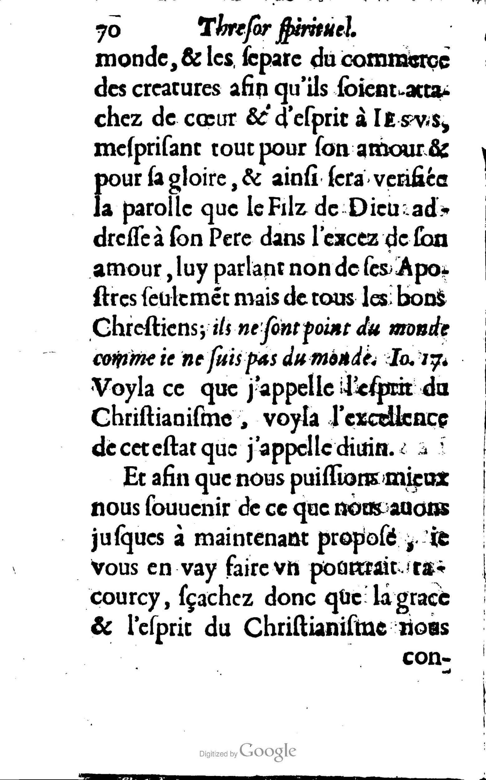 1633 - François Waudré - Trésor spirituel contenant les excellences du christianisme - BM Lyon