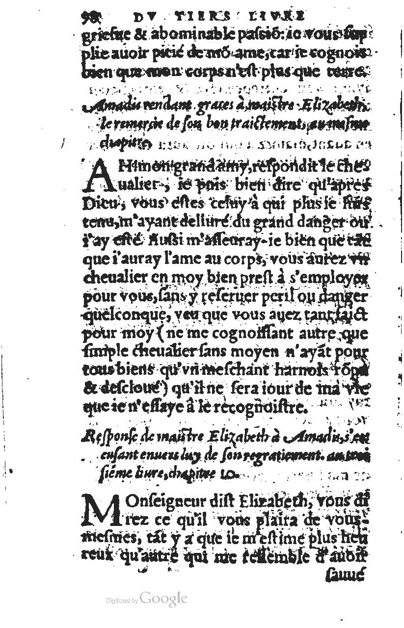 1567 - Jean Pygot - Trésor des Amadis - BM Lyon 1567 - Jean Pygot - Trésor des Amadis - BM Lyon