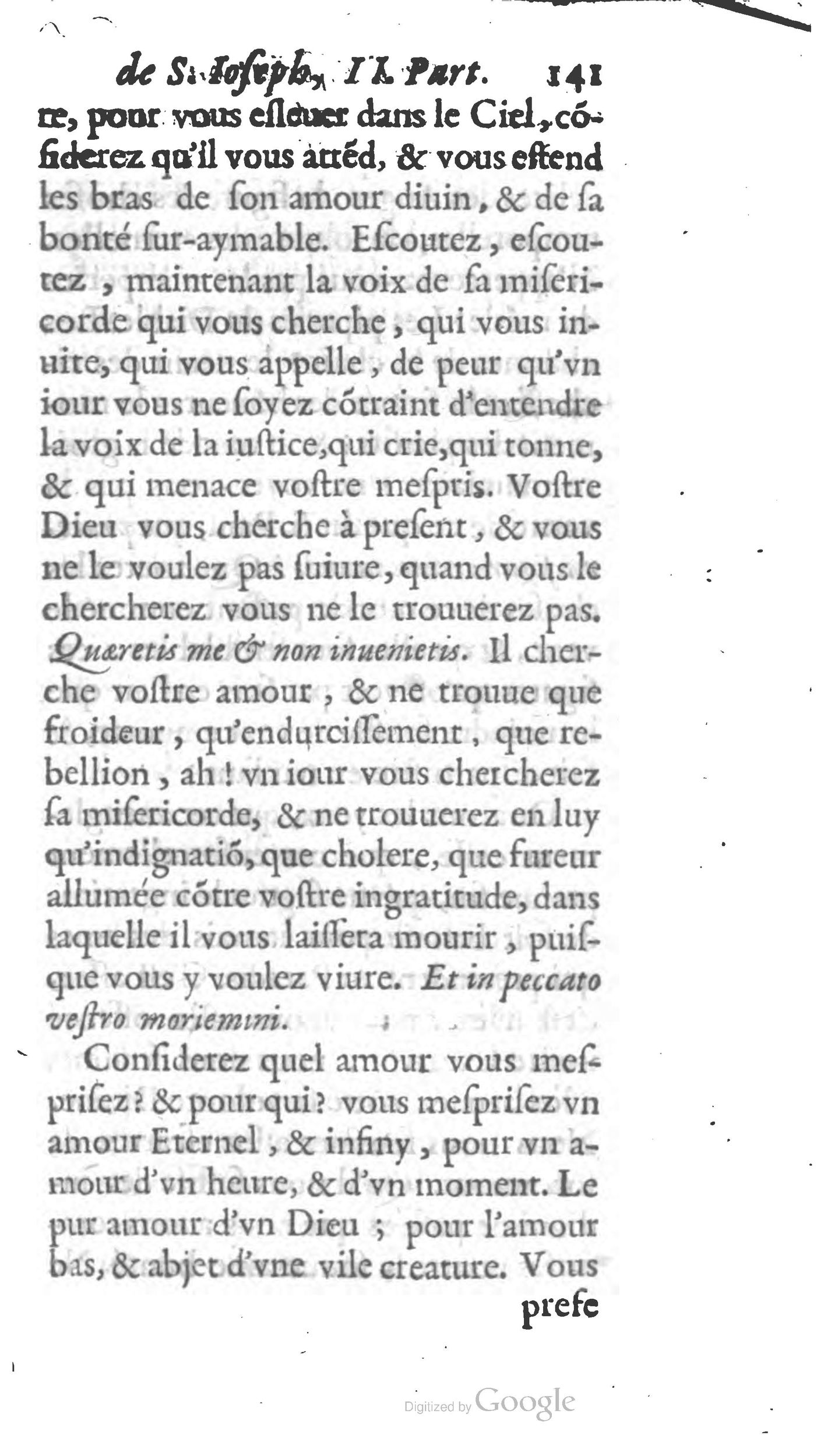 1654 - Antoine Jullieron - Trésor inestimable de Saint-Joseph - BM Lyon