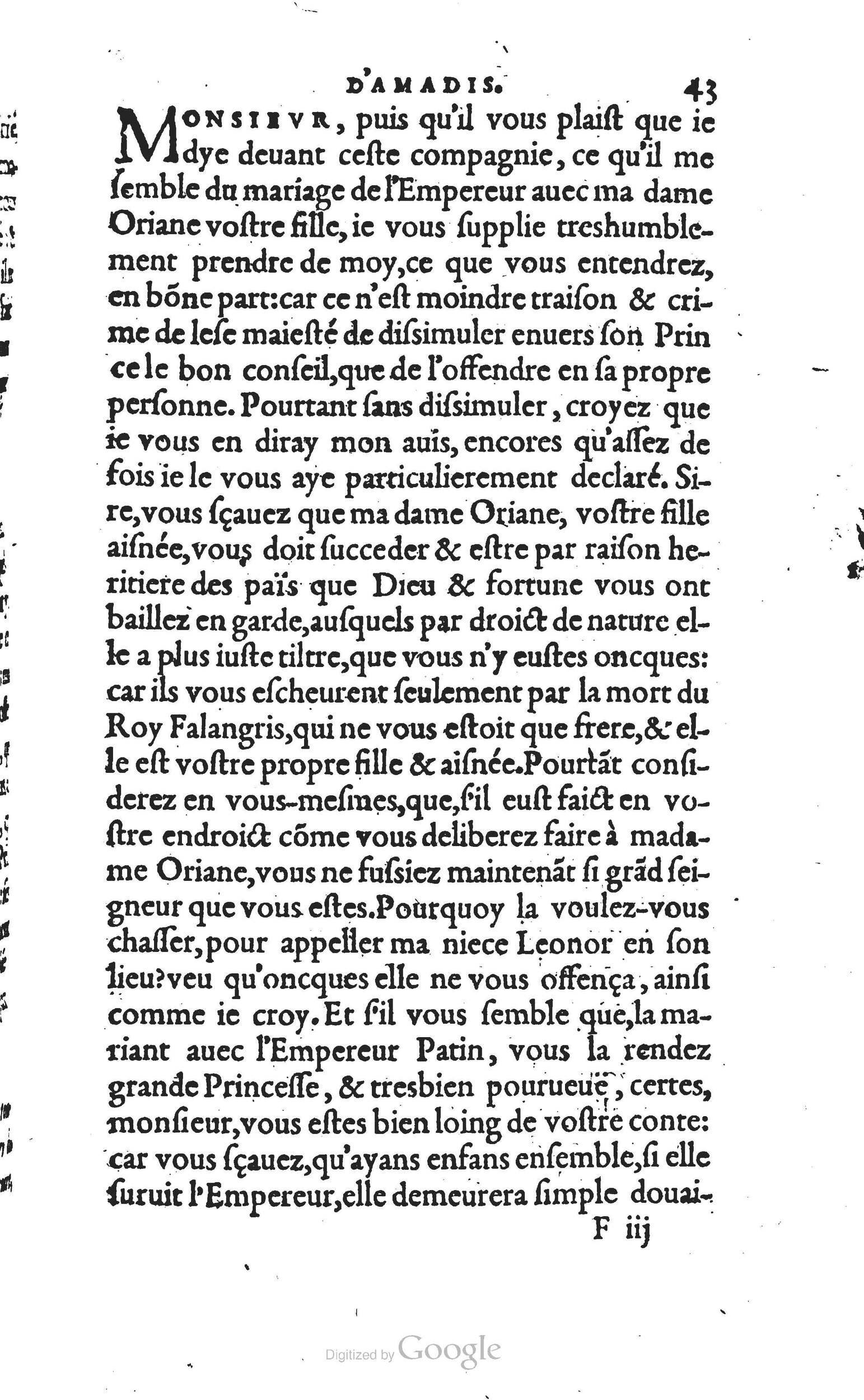 1560 - Vincent Sertenas et Gilles Robinot - Trésor des Amadis - British Library