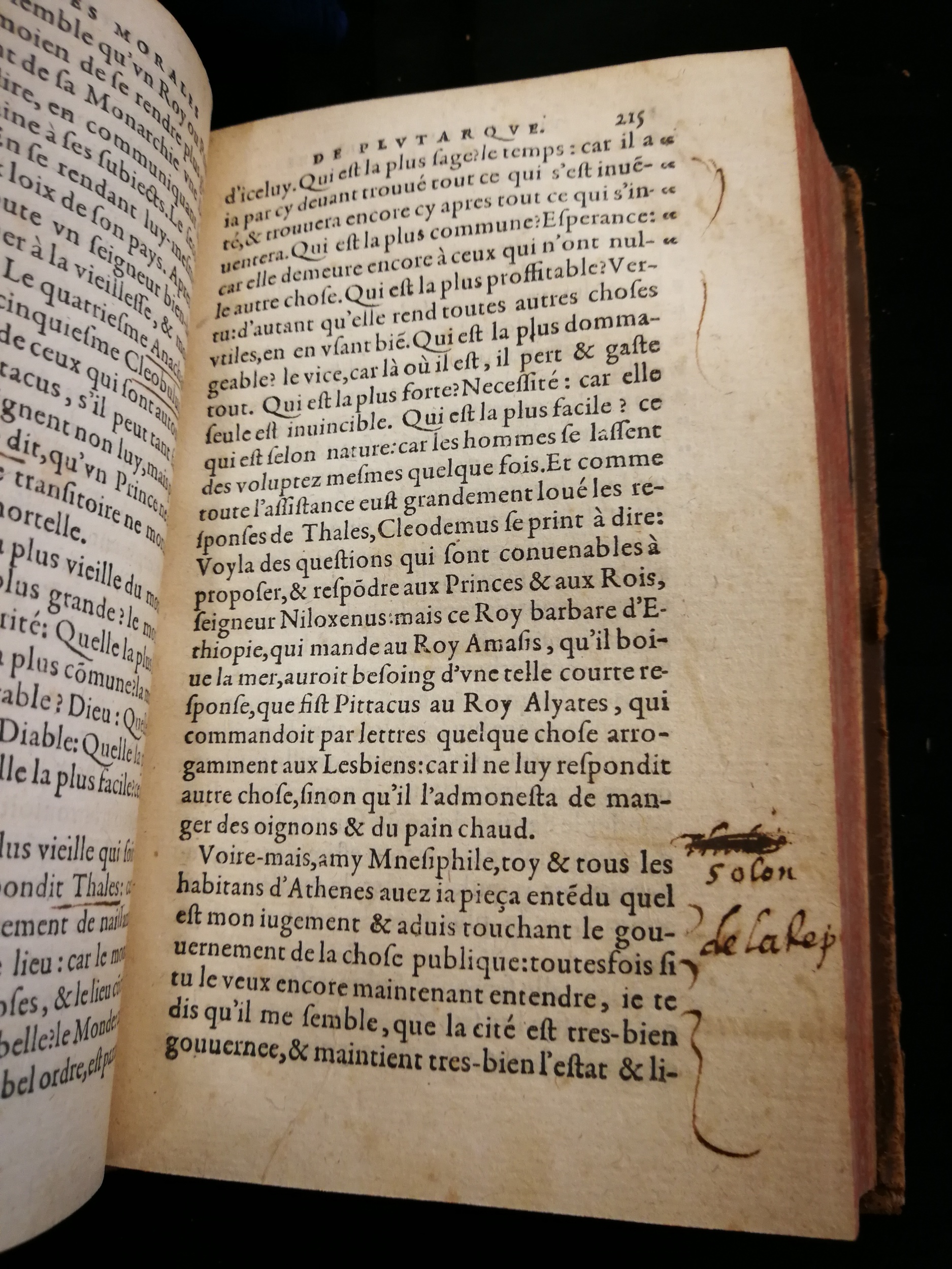 1577 - Jean Poupy - Trésor des morales de Plutarque - Les Méjanes, Aix-en-Provence 1577 - Jean Poupy - Trésor des morales de Plutarque - Les Méjanes, Aix-en-Provence