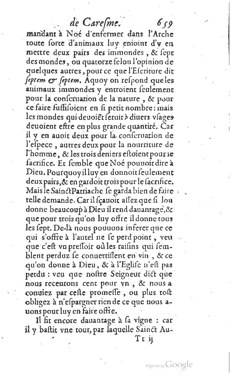 1607 - Nicolas Du Fossé - Trésor quadragésimal - T 01 - BM Lyon