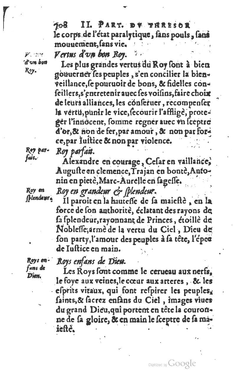 1610 - Louis Coste - Trésor de l’éloquence française (Seconde partie) - BM Lyon