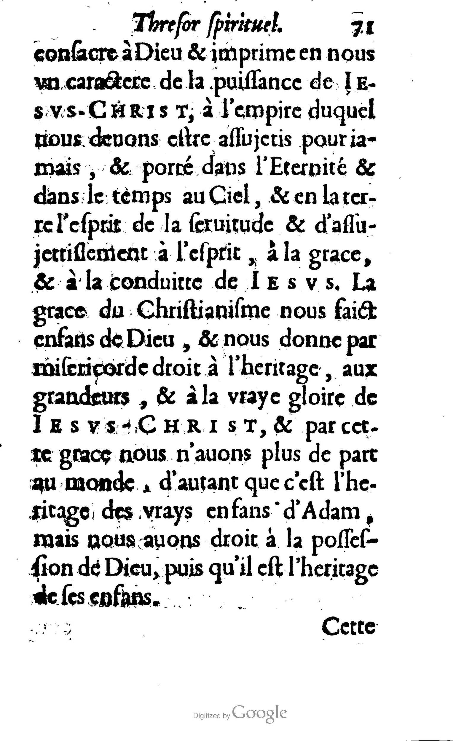 1633 - François Waudré - Trésor spirituel contenant les excellences du christianisme - BM Lyon 1633 - François Waudré - Trésor spirituel contenant les excellences du christianisme - BM Lyon