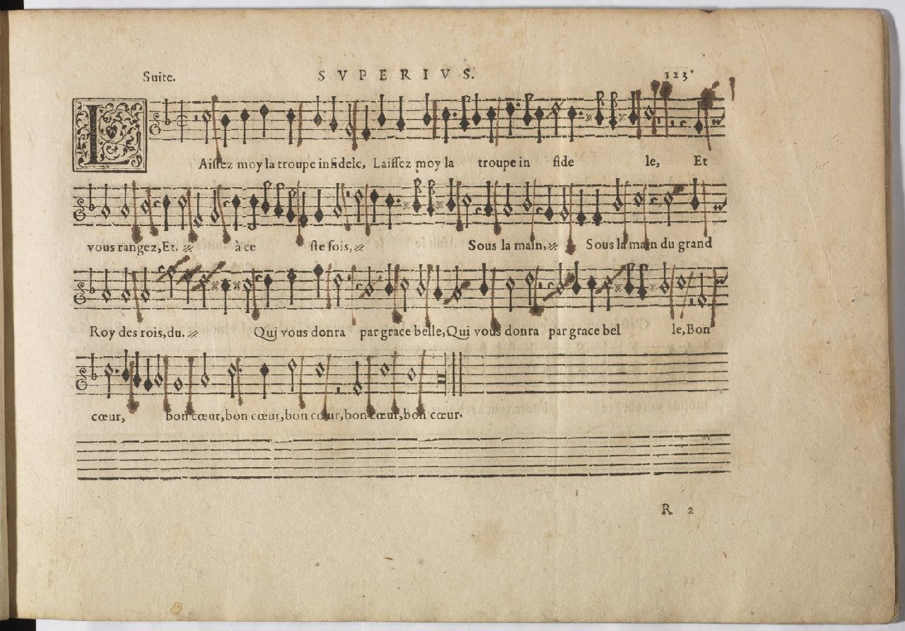 1594 - Paul Marceau - Trésor de musique d&#039;Orlande de Lassus, Superius, Bassus, Tenor, Quinta pars - BnF