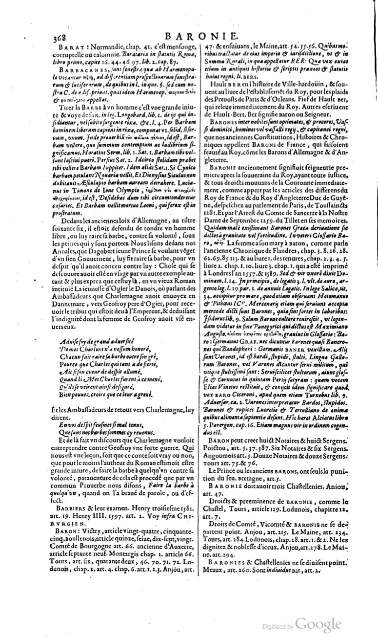 1629 - Veuve Nicolas Buon - Trésor du droit français (29620 T. 1) - BM Lyon