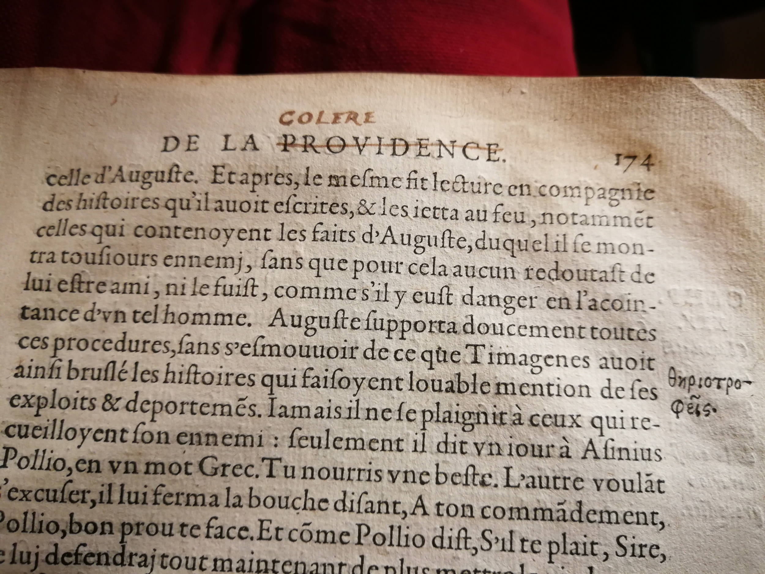1595 - Jean Houzé - Œuvres morales et mêlées de Sénèque, Trésor de philosophie morale - T. 1 - BnF