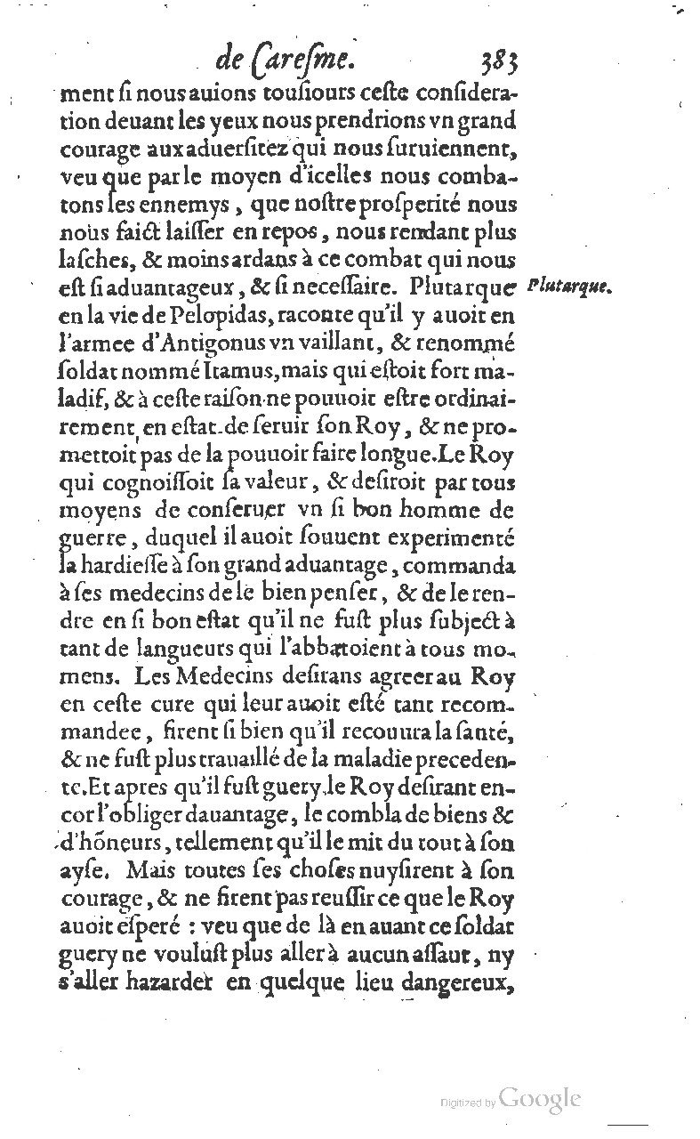 1607 - Nicolas Du Fossé - Trésor quadragésimal - T 01 - BM Lyon