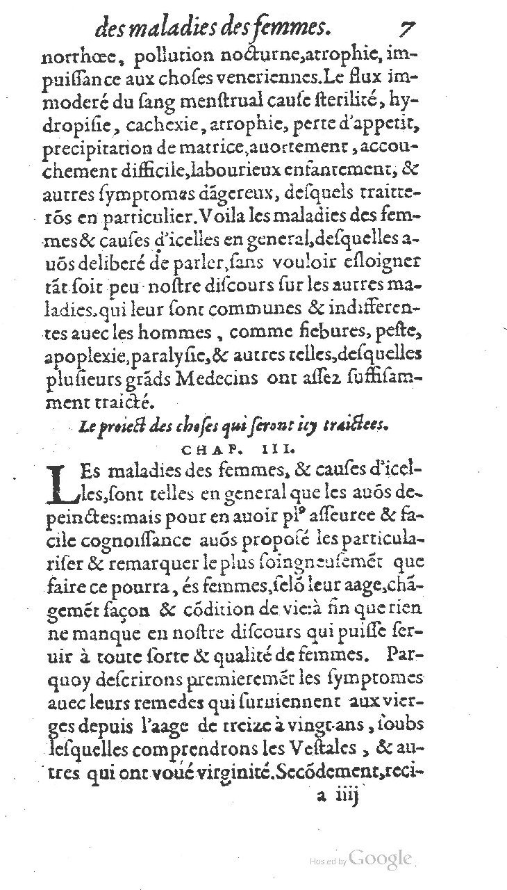 1585 - Jacques du Puis - Trésor des remèdes secrets pour les maladies des femmes - BnF