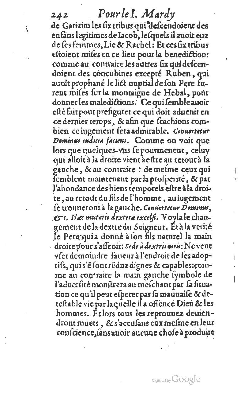 1607 - Nicolas Du Fossé - Trésor quadragésimal - T 01 - BM Lyon