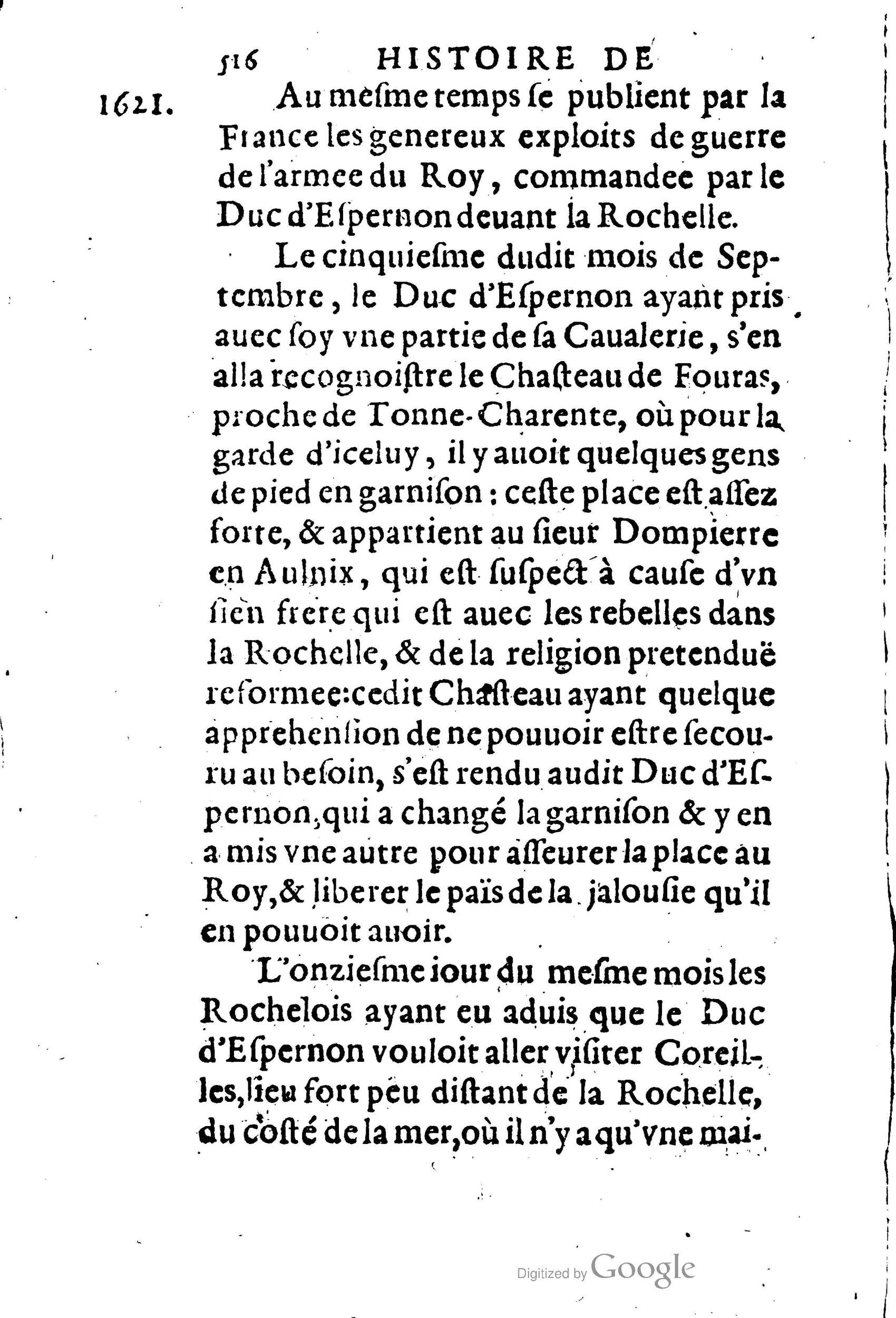 1623 - Joseph Bouillerot - Trésor de l’histoire générale de notre temps - BM Lyon