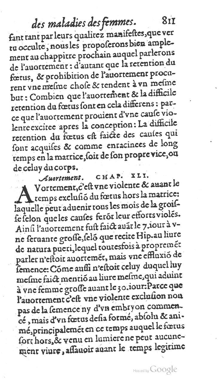 1585 - Jacques du Puis - Trésor des remèdes secrets pour les maladies des femmes - BnF