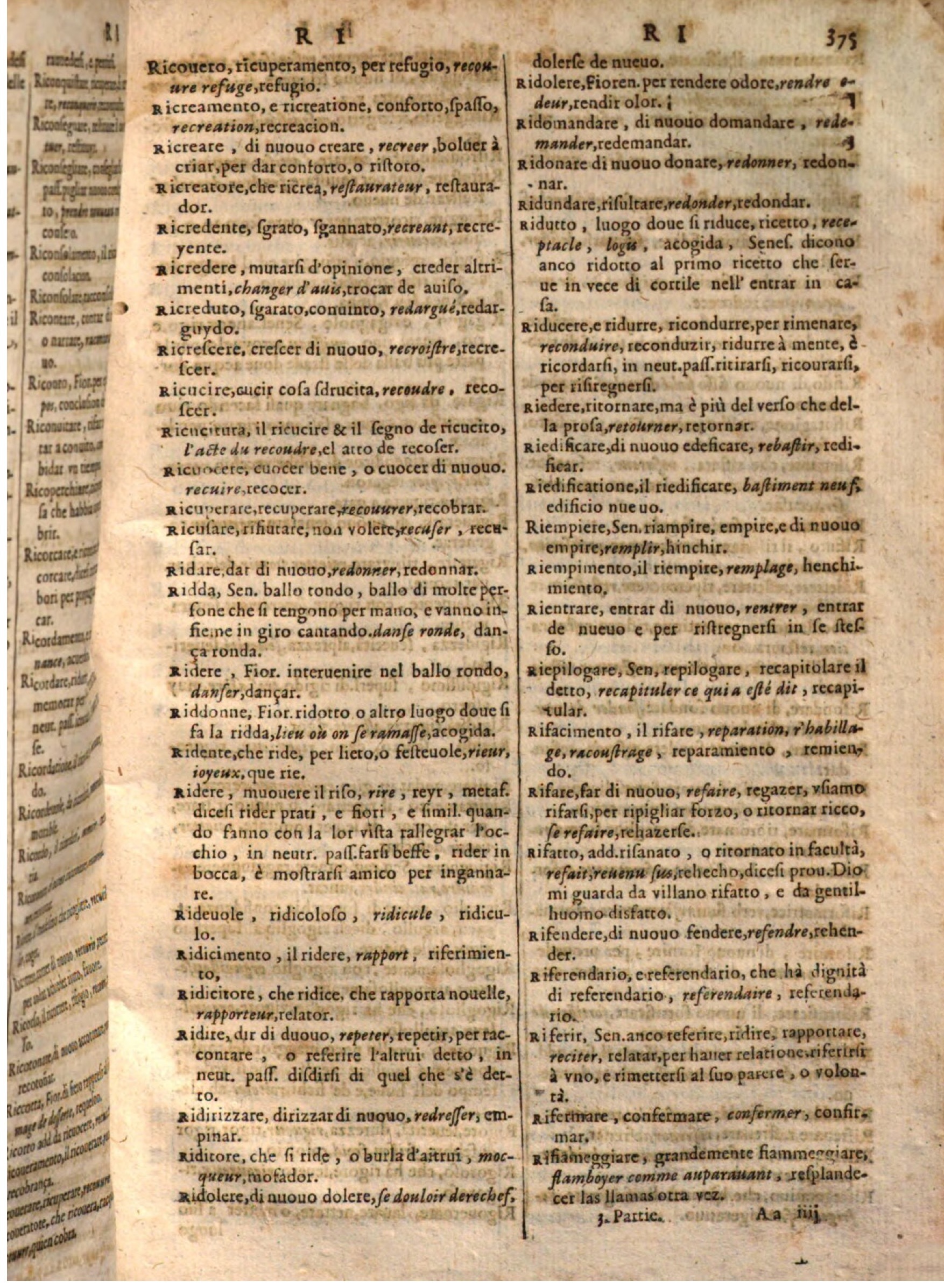 1644 - Jacques Crespin - Trésor des trois langues - Passau 1644 - Jacques Crespin - Trésor des trois langues - Passau