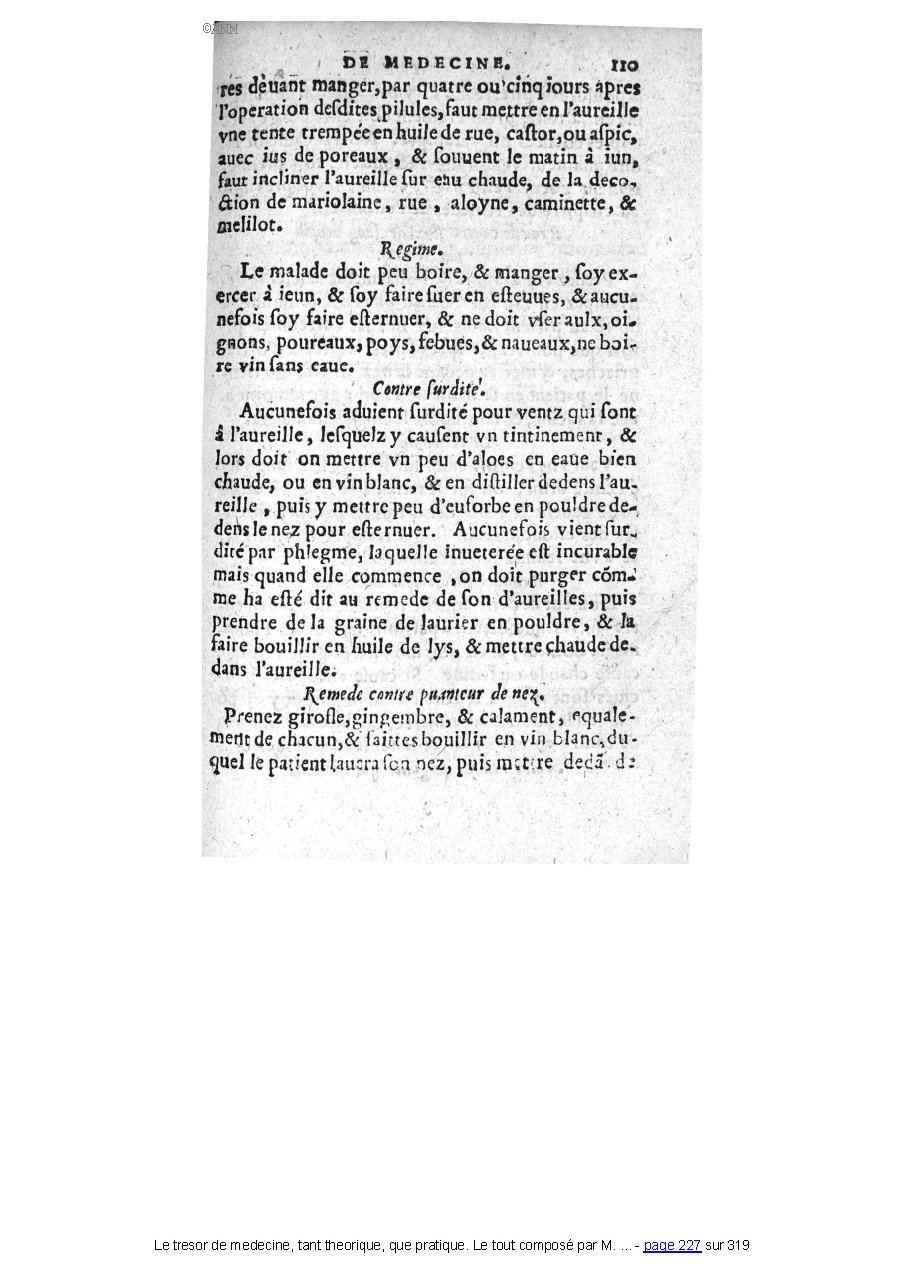1560 - Pierre et Jan Moine - Trésor de médecine - Université Paris Cité